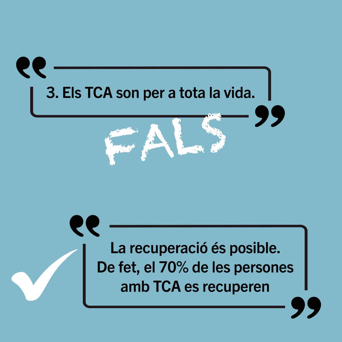 Actualment se sap més sobre els trastorns de la conducta alimentària que fa uns anys, però existeixen algunes falses #creences sobre aquestes malalties que és necessari eliminar per aconseguir una bona comprensió d’aquests.
Veritats i mentides dels #TCA:
acab.org/els-trastorns-…