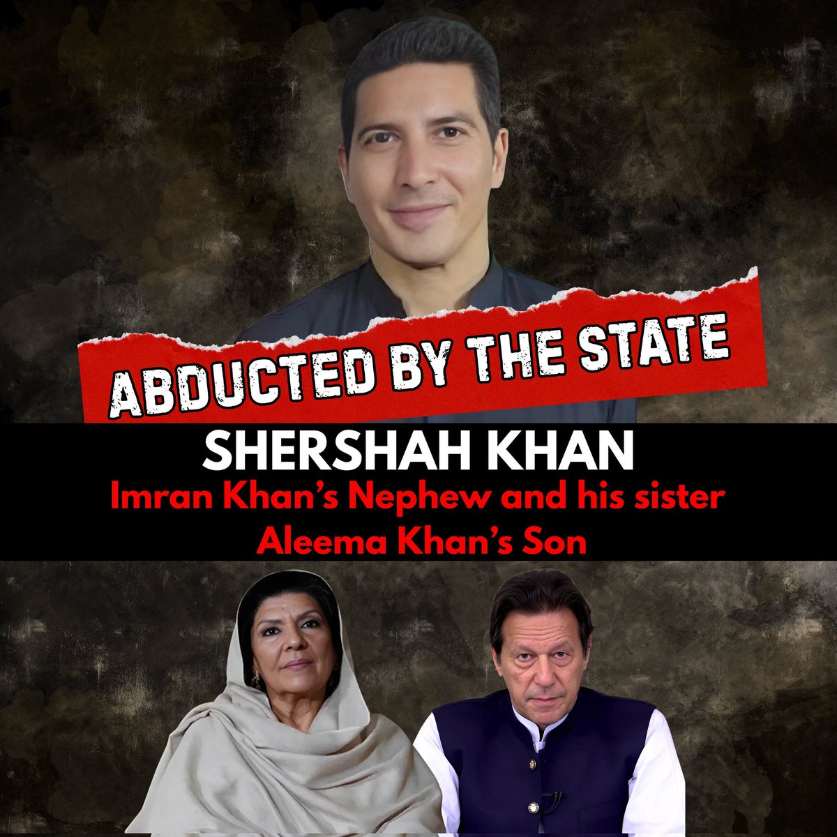 _stkhan's tweet image. She was still smiling this morning coming to the courtroom and held a very strong presser, so Asim Munir has now abducted her other son as well.
History will remember the coward Asim Munir is shit scared of the Niazi women &amp;amp; did everything to silence them. 
#PakistanUnderFasicsm