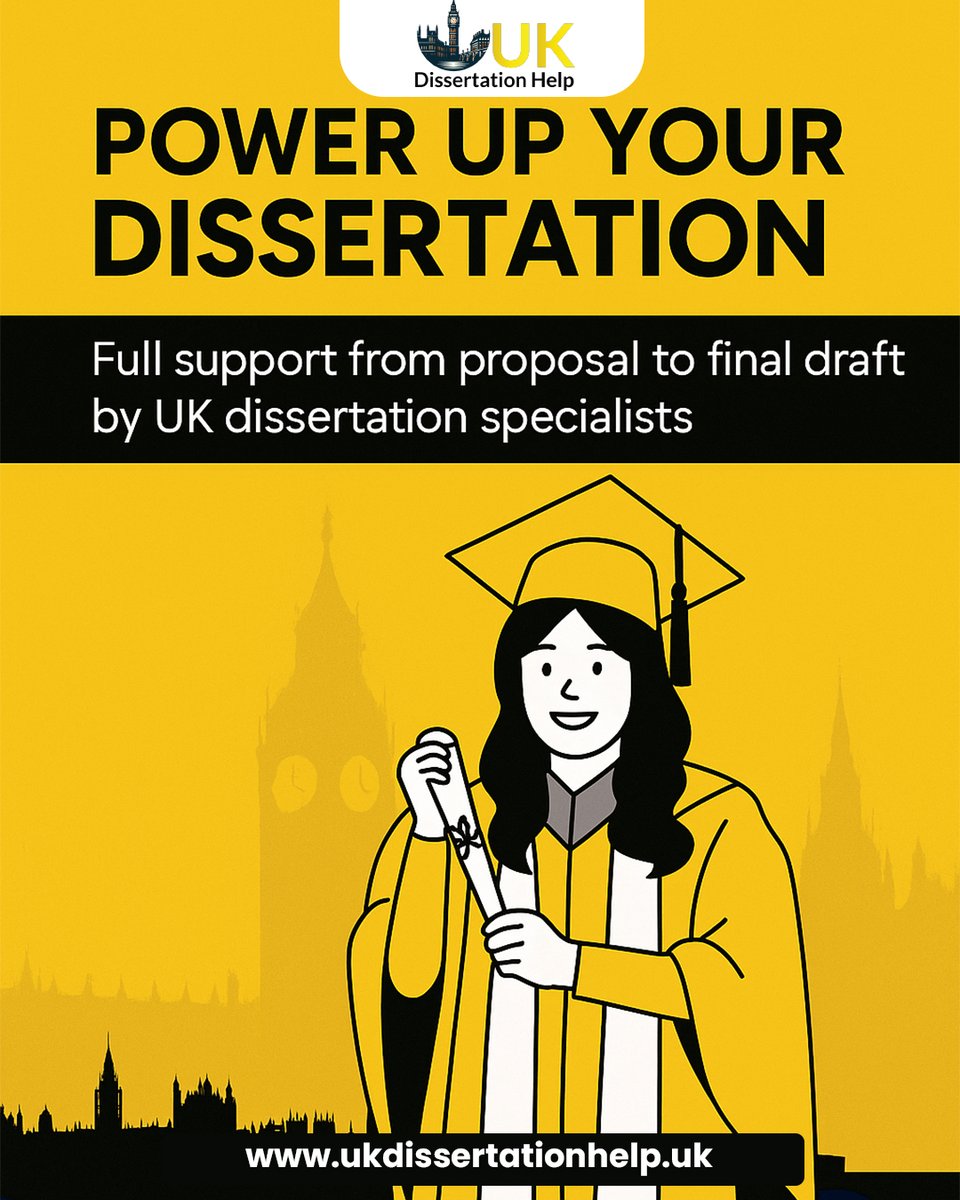UKDissHelpUK's tweet image. Power up your dissertation! Get full support from proposal to final draft from UK dissertation specialists.

Click here to get started: ukdissertationhelp.uk

#UKDissertation #AcademicWriting #StudentLife #UKStudents #StudyInUK #PhDLife #DissertationSupport #FinalYear #FYP