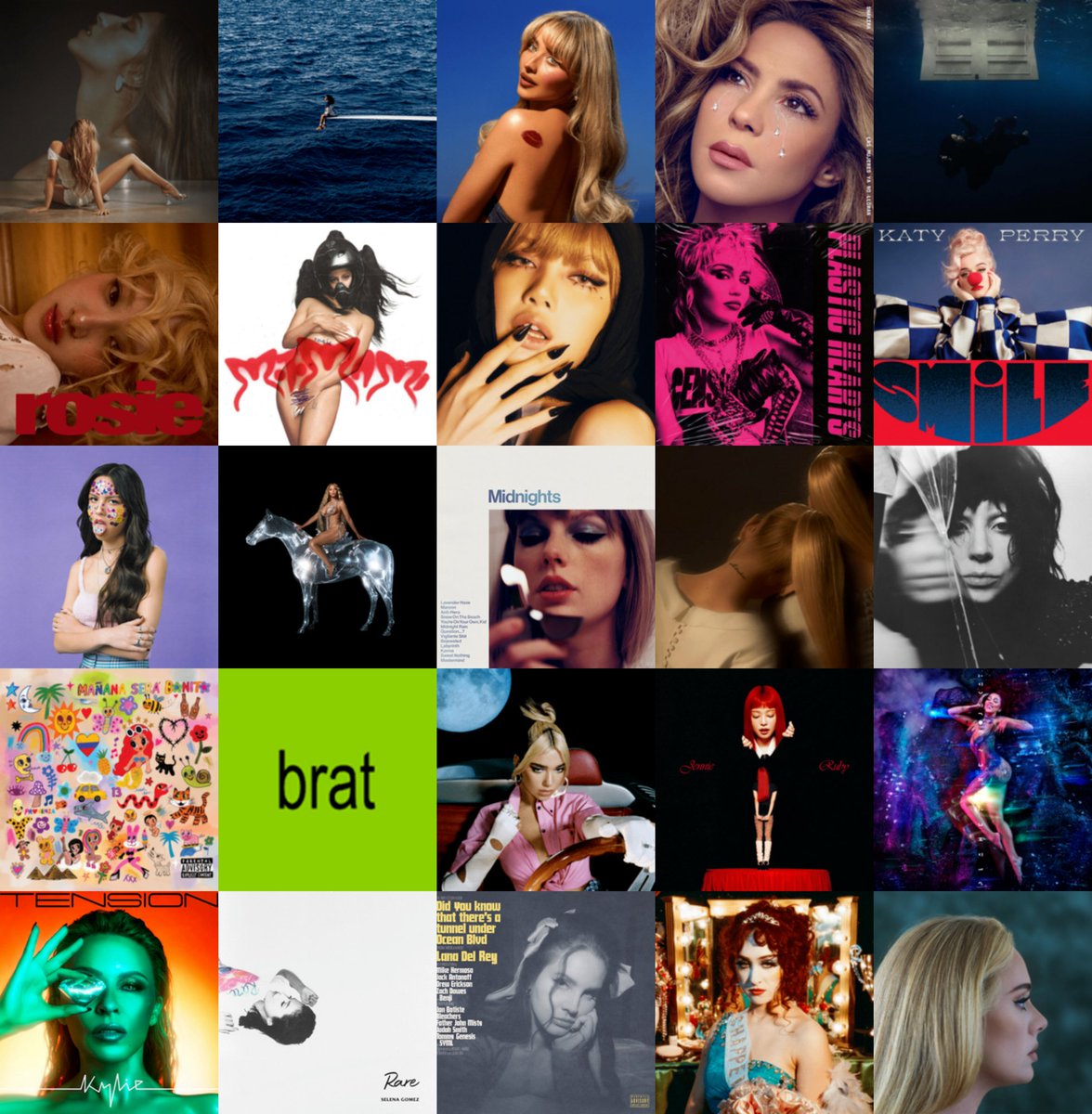 post the best pop girls albums released this decade.