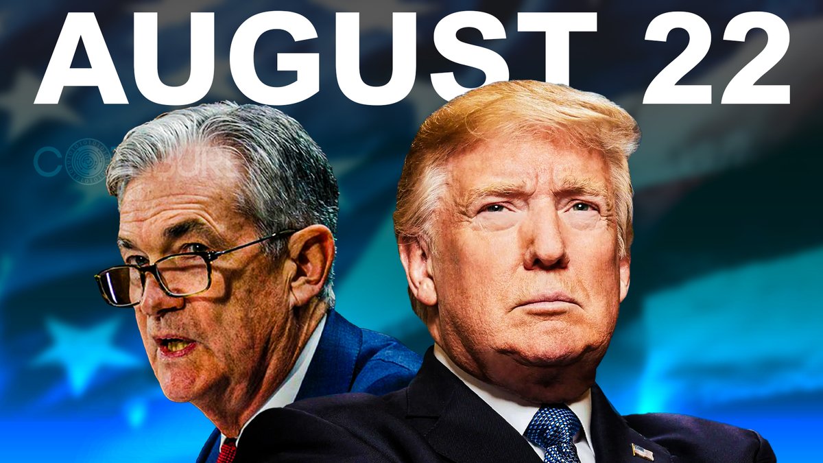 🚨BACK-TO-BACK POWELL &amp; TRUMP TALKS!

Fed Chair Jerome Powell will deliver remarks at the Jackson Hole Economic Symposium at 10AM ET

Just two hours later, at 12 PM ET, President Trump is set for a major Oval Office announcement.

It’s gonna be one hell of a day!🔥