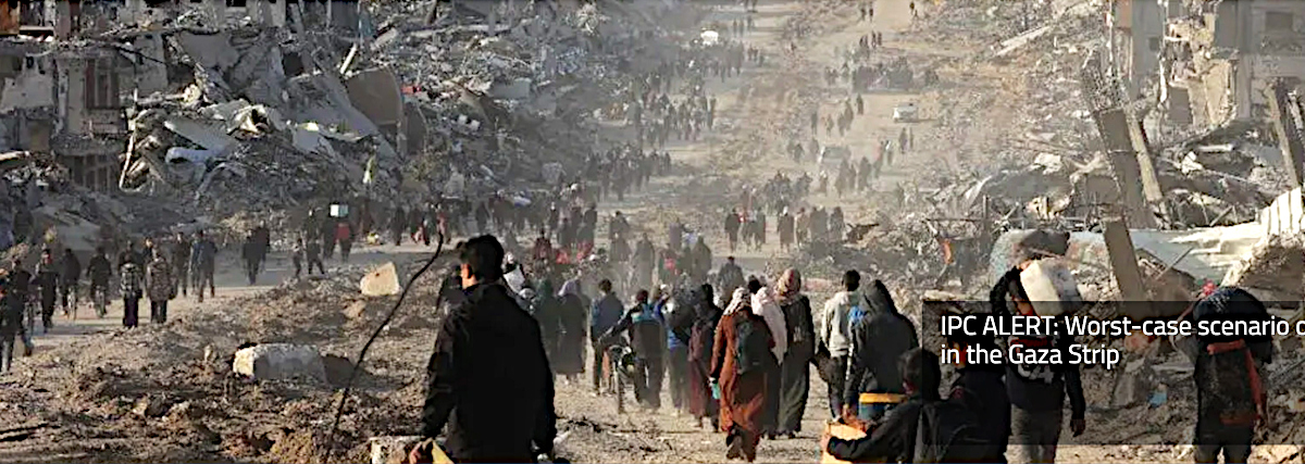 Den Menschen in Gaza-Stadt droht der Hungertod. Unterdessen gehen die  Angriffe des israelischen Militärs auf Gaza-Stadt weiter, es droht die  vollständige Besetzung. Auch humanitäres Personal hungert und kann kaum noch Hilfe leisten, berichtet CARE. > epo.de/26550-ipc-beri…