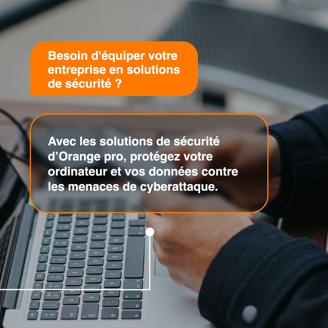 On est jamais trop prudent face aux cyberattaques 🙅‍♀️

Découvrez nos solutions et nos bonnes pratiques pour être sûr que votre entreprise soit 100% protégée.➡️oran.ge/3V30XJK