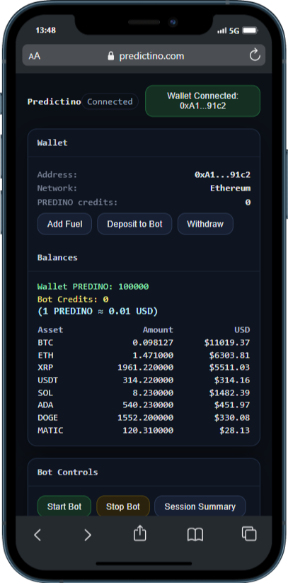 tokenpredictino's tweet photo. 🚀 Predictino is moving forward!

Our app is already in testing phase and results are more than promising 🔥
Beta sessions confirm that even on a slow market the system can deliver consistent profits.
Right now you can still buy $PREDINO tokens at a presale price 💎
They will be the fuel for our trading bot – turning every session into real gains once we go live.

👉 Join the presale now: https://t.co/qL4IEQOtdd

#Predictino #PREDINO #Presale #Crypto #CryptoTrading #TradingBot #Altcoins #DeFi #Web3 #TokenSale #Blockchain #CryptoCommunity #PassiveIncome #BullRun #CryptoInvesting #CryptoSignals #ETH #XRP #BTC #SOL #Doge #MATIC