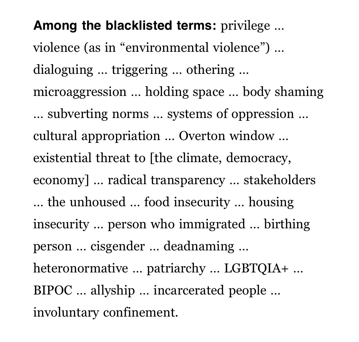 Adam Wren (@adamwren) on Twitter photo Scoop: Third Way is circulating a memo, shared first with <a href="/playbookdc/">POLITICO Playbook</a>, featuring a new black list of words Dems shouldn’t use. Scoop: Third Way is circulating a memo, shared first with <a href="/playbookdc/">POLITICO Playbook</a>, featuring a new black list of words Dems shouldn’t use.