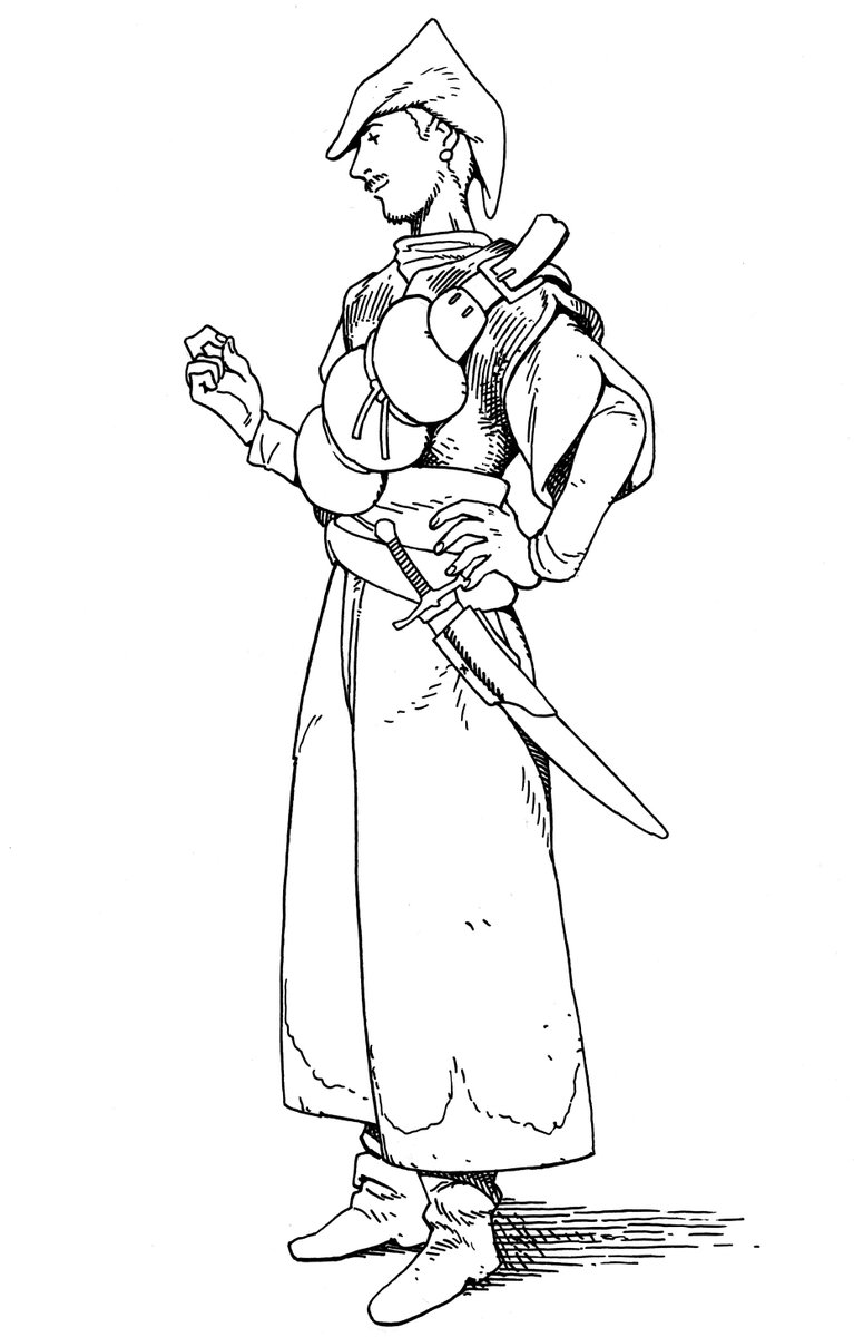 Sketchbook ink characters