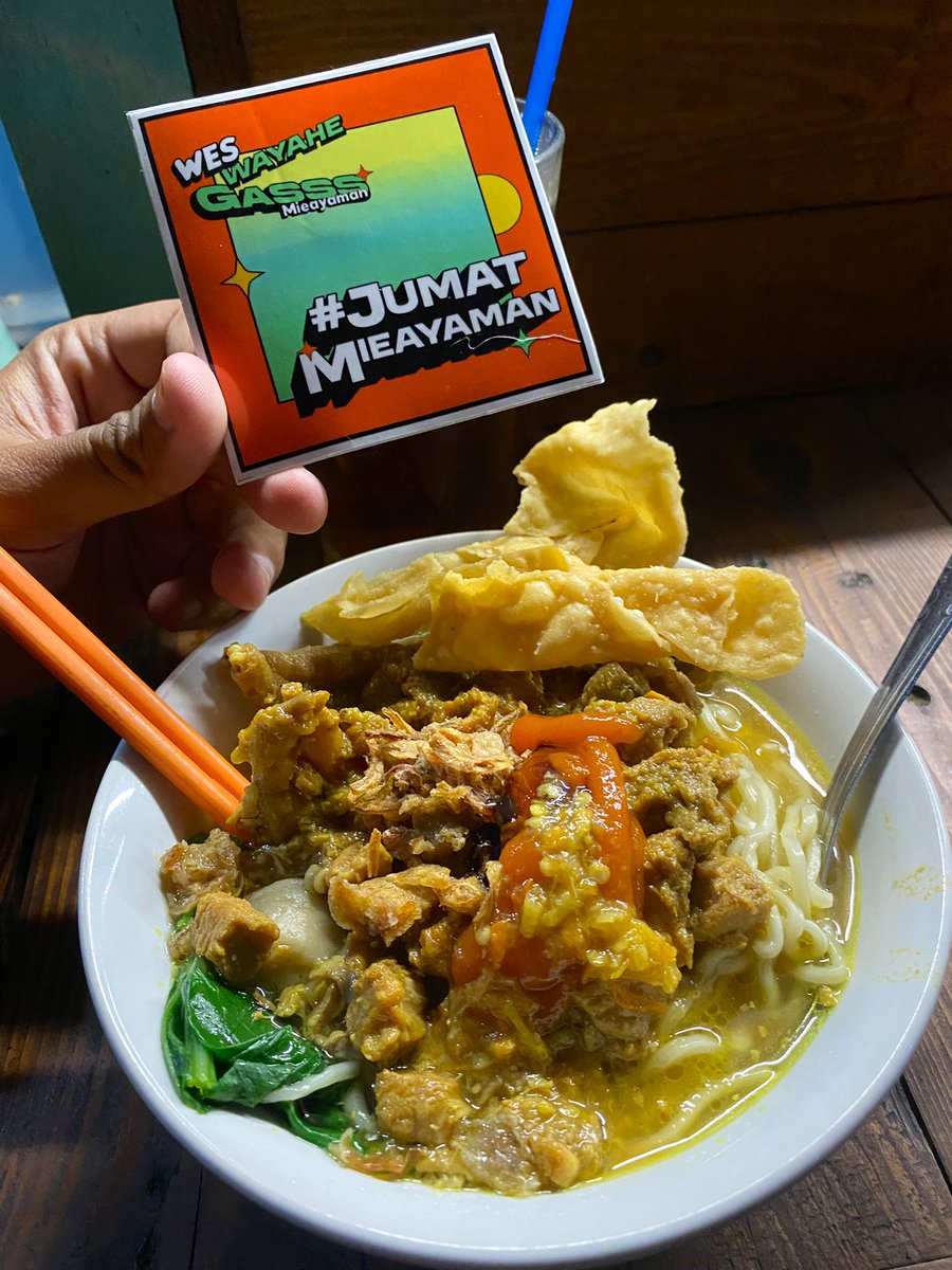 #JumatMieayaman jujurly merekomendasi sesi malam ini kepada Mie Ayam Sigma area concat langsung merapat! kuahnya yoi ditambah topping2 andalan lebih yahud! siapkan perut lalu sekut goreng juga ada tinggal pilih!
jam buka 18.00 mpe abis!!!

maps.app.goo.gl/3Xb1fsA45upMTN…

<a href="/InfoMieAyamYK/">#kamisukamie 🍉🍉✊🏼</a>