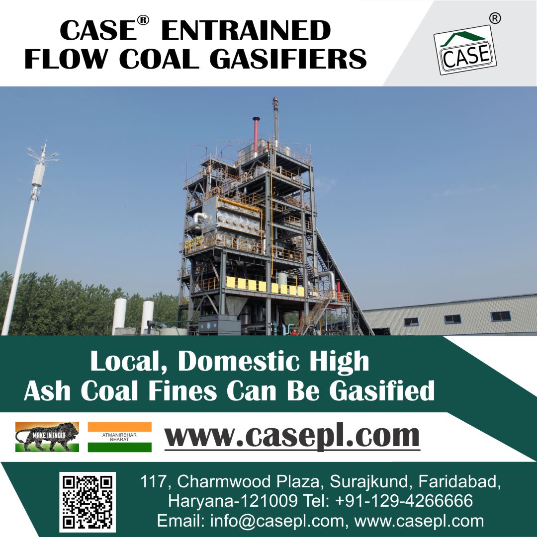 CASEIndia's tweet image. Entrained Flow Gasifiers have been designed to gasify high ash coals which are present in abundance. The gasifiers can gasify a wide range of coal qualities ranging from High Grade Bituminous to High Ash Lignite. 
casepl.com/entrainedflowc…
#coaltogas #coaltofuel #bituminous