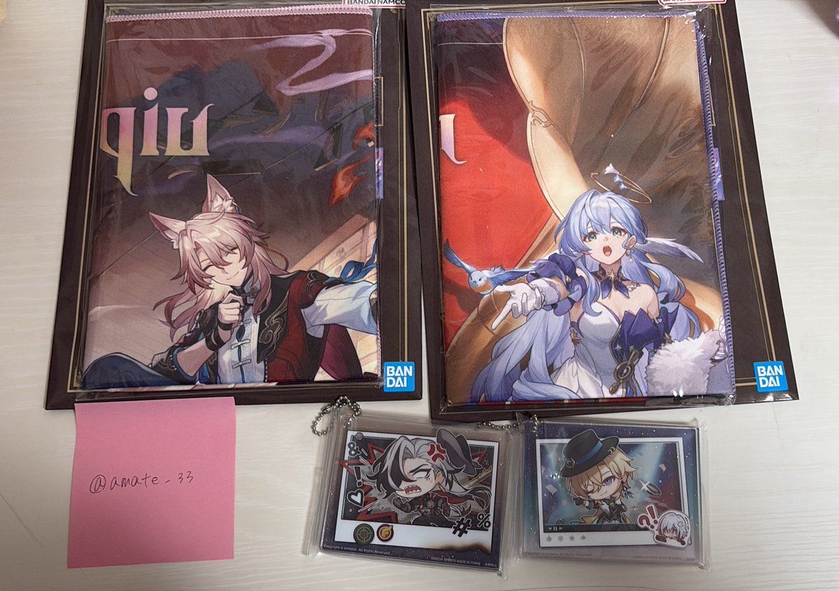 amate_33's tweet photo. 崩壊スターレイル スタレ 崩スタ 一番くじ 交換

譲）画像のもの
求）前賞黄泉

アベンチュリンとの交換はまとめての方のみとさせていただきます
郵送です
異種交換大歓迎です
よろしくお願いします https://t.co/mUVRLFJznu