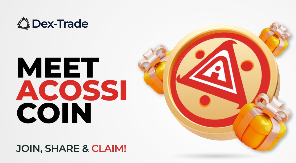 dextrade_'s tweet image. Win 1100 ACI with Dex-Trade! 🎁
ACOSSI COIN (ACI) is a decentralized cryptocurrency focused on security, transparency, and accessibility for everyone. With its global mission and community-driven approach, ACI is building a sustainable future in the digital economy. 
You can use…