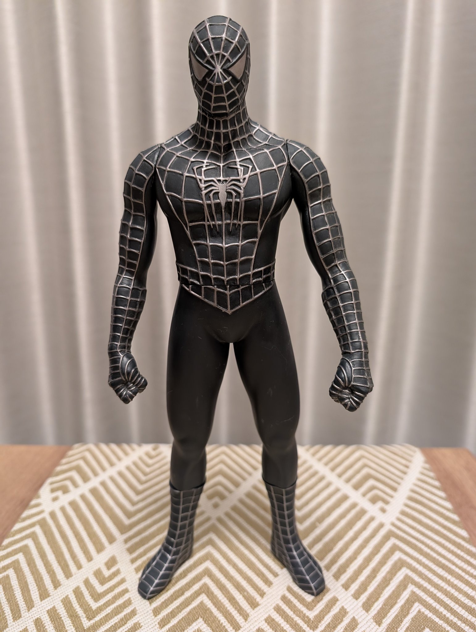 マスターレプリカ社　ブラック スパイダーマン フィギュア マレックス-ブラックスパイダーマンアクションフィギュア,PVC
