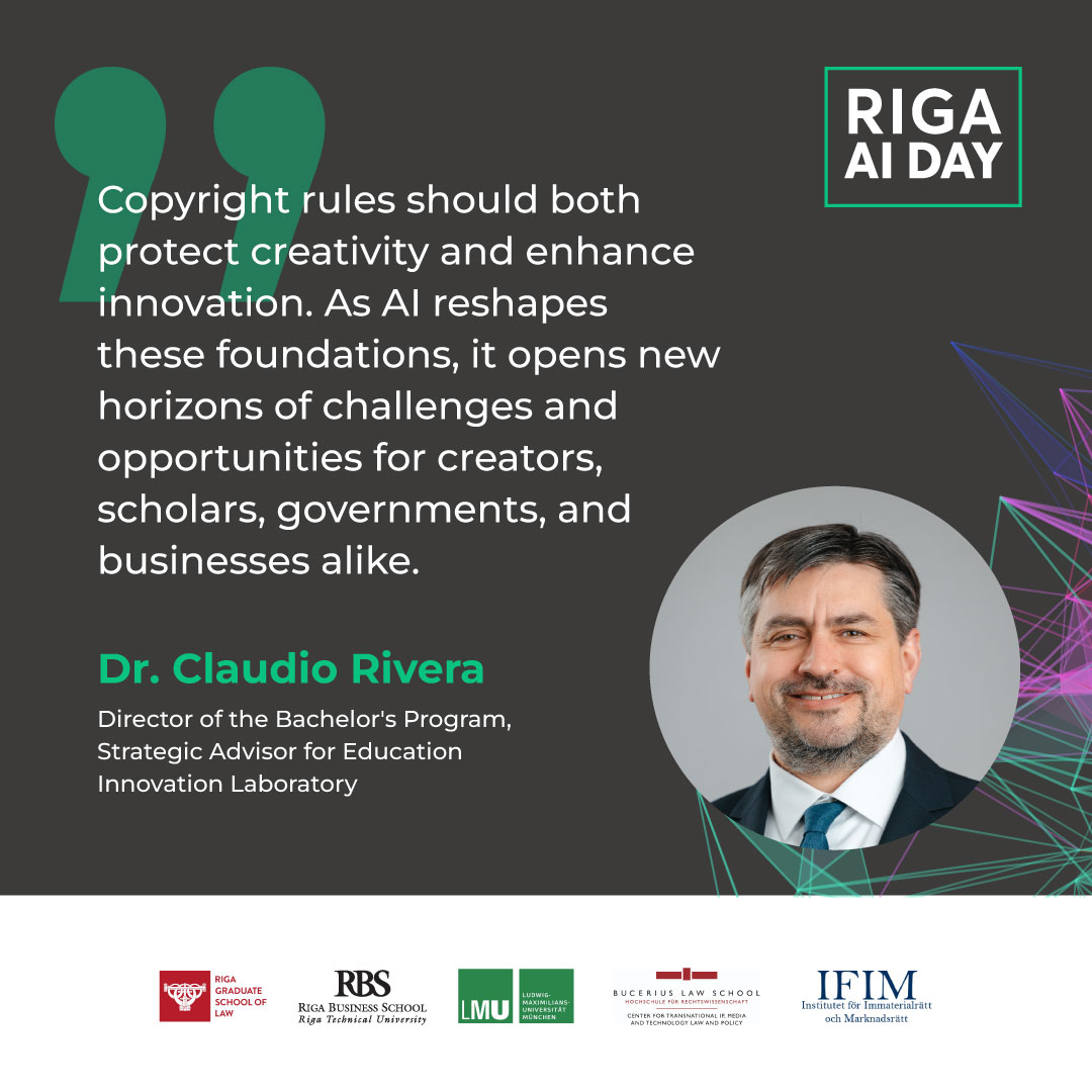 Register for the RIGA AI DAY on 28 August ar <a href="/RGSL_LV/">RGSL</a>. As the venue is already full, join us for a livestream to learn how law and innovation policy can adapt to the realities of AI-driven change.
More information and conference programme available here: bit.ly/RIGA_AI_Day