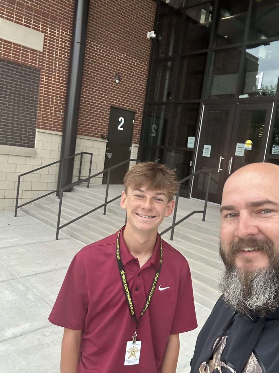 O-Dub interning with BCSO this week - always a great day when you get to see a player representing their school and team so well at 7:50 AM!!! <a href="/owenhowe140/">owen howe</a>