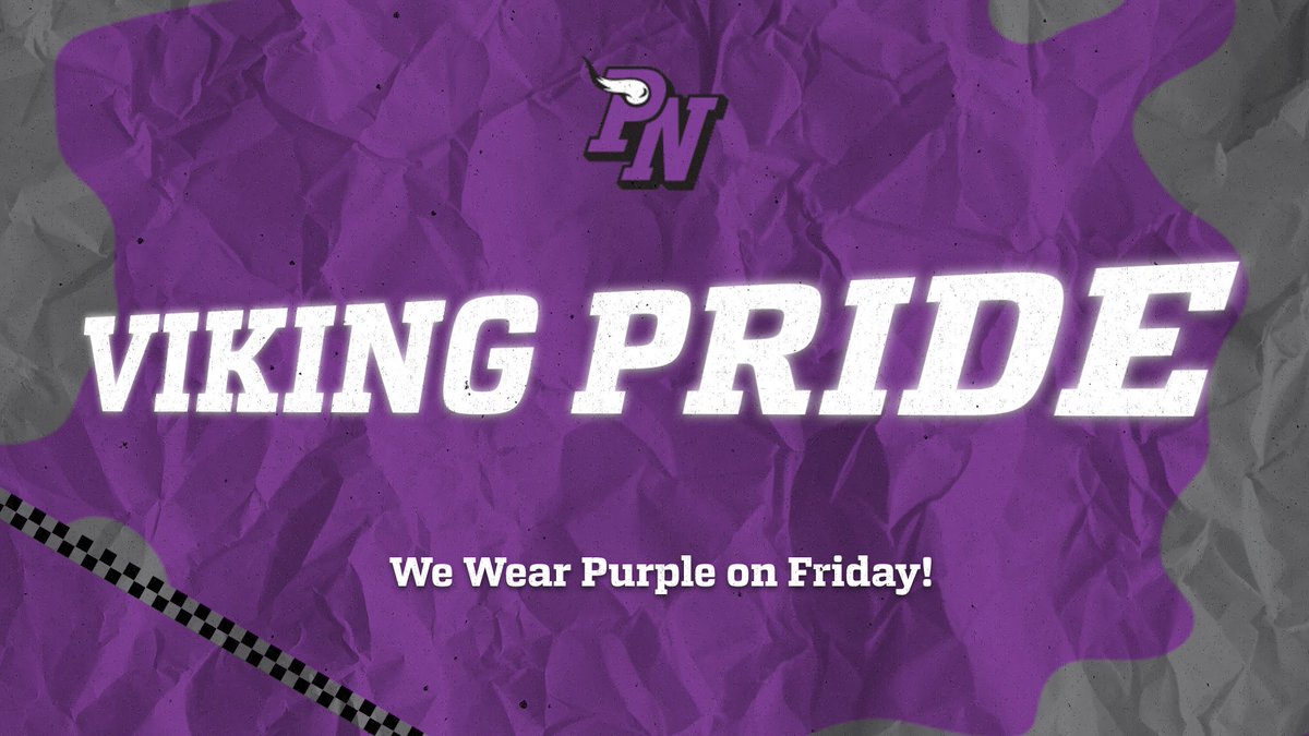 Purple Friday is calling, Vikings! Let's paint our halls and stands with school spirit. Wear your purple and show what Viking Pride is all about. #VikingPride