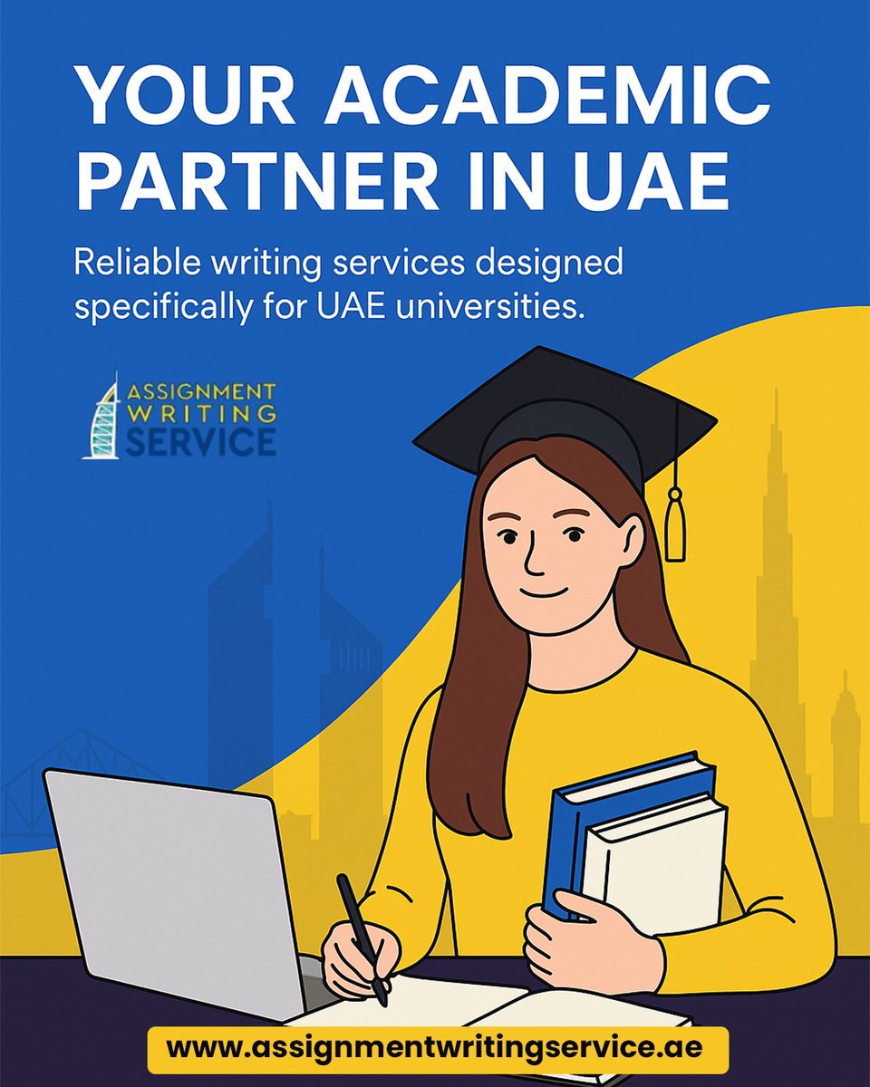 Assignment_Ae's tweet image. Your academic partner in the UAE. Get reliable writing services designed specifically for UAE universities.

Get reliable academic help at: assignmentwritingservice.ae

#AssignmentHelpUAE #StudentLife #UAEStudents #StudyInUAE #UniversityLife #MyDubai #AbuDhabi #StudentSupport #FYP