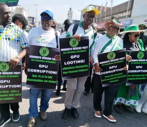 Today KZN #MK Party Provincial March In Durban. #GwazaMkhontoGwaza