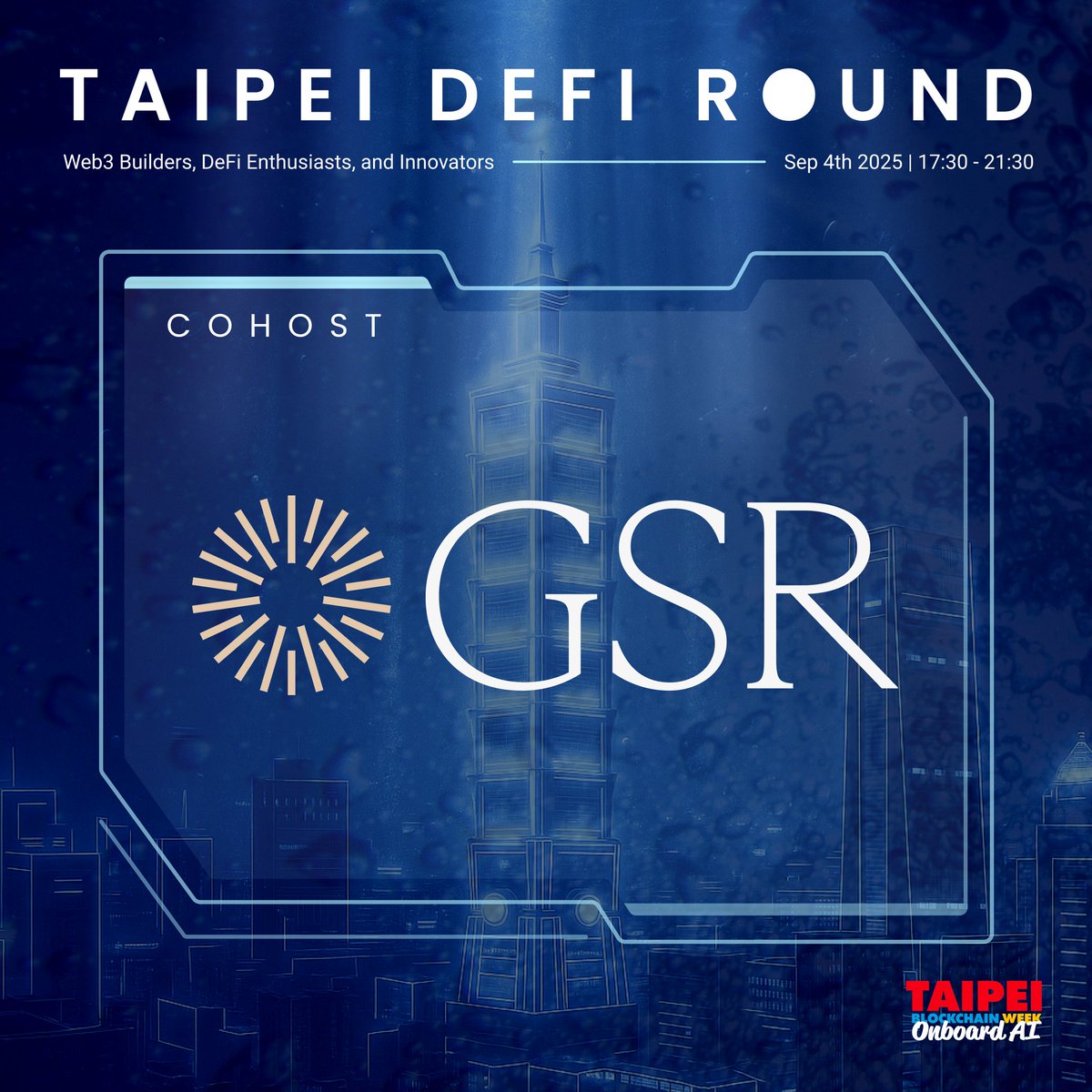 Scallop (@scallop_io) on Twitter photo 💧Introducing <a href="/GSR_io/">GSR</a>, Co-Host for Taipei DeFi Round happening during <a href="/TaipeiWeek/">Taipei Blockchain Week</a> 2025!
GSR is crypto’s capital markets partner, helping founders and institutions scale with confidence.
With over a decade of specialised expertise, GSR delivers institutional-grade market making, 💧Introducing <a href="/GSR_io/">GSR</a>, Co-Host for Taipei DeFi Round happening during <a href="/TaipeiWeek/">Taipei Blockchain Week</a> 2025!
GSR is crypto’s capital markets partner, helping founders and institutions scale with confidence.
With over a decade of specialised expertise, GSR delivers institutional-grade market making,