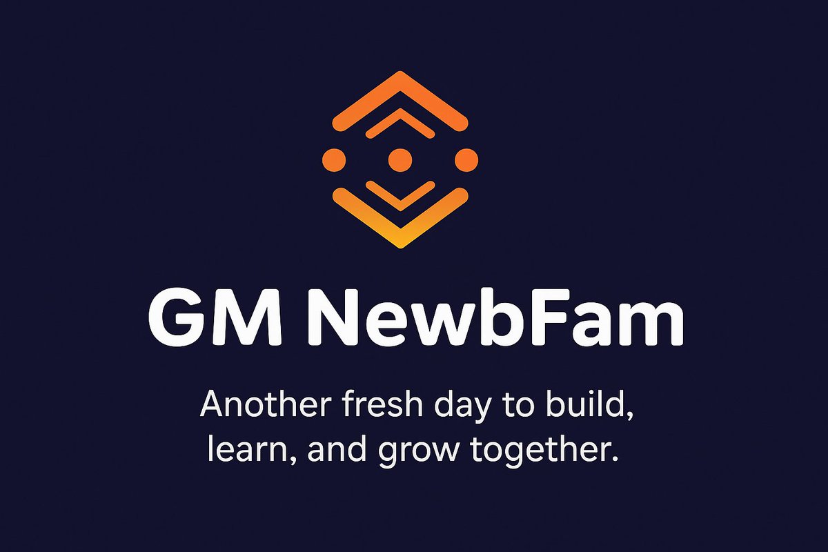 SammyzaneOfWeb3's tweet image. GM NewbFam! 🌞

Another fresh day to build, learn, and grow together 💡
At @newbnet_, we’re not just a community, we’re a family.

🔗 Stay connected
🚀 Keep exploring
💜 Keep supporting one another

Let’s make today count, NewbFam! ✨
#NEWBNET