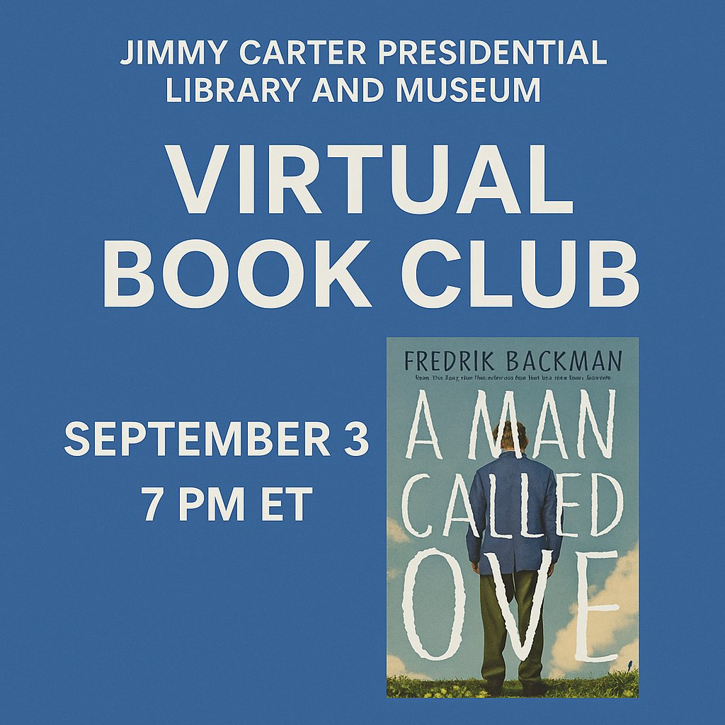 CarterLibrary's tweet image. This month Carter's Bookshelf is reading A Man Called Ove. We want to thank this month's partners, A Cappella Books, for providing a discount code to our book club participants. Register on our website to receive the discount code (while supplies last).
#BookClub #CarterLibrary