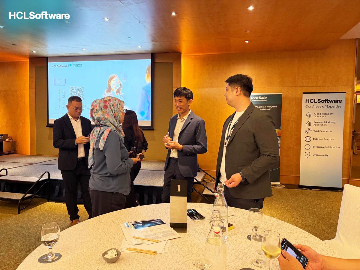 HCLSoftware's tweet image. Our Partners Launch Event on August 20 marks the beginning of new opportunities, deeper collaboration and shared success.
We had a great time presenting #HCLBigFix, #HCLAppScan &amp;amp; #HCLWorkload Automation to our valued partners.
We look forward to the journey ahead! #HCLSoftware