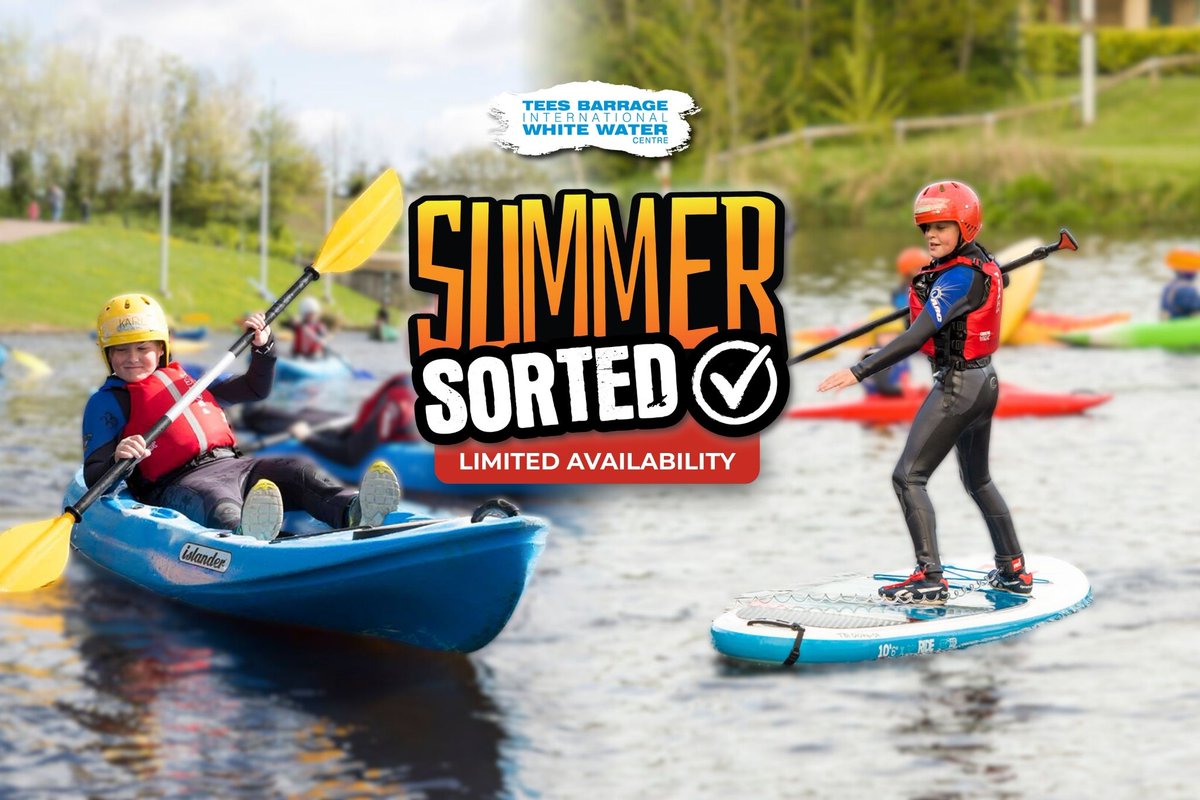 The holidays are flying by, but there’s still time to squeeze in an adventure at Tees Barrage! ☀️
Whether you're into paddleboarding, kayaking, white water thrills, or climbing high on Air Trail, we’ve got something for everyone 💦

Book now 👉 tbiwwc.com/activities/sch…