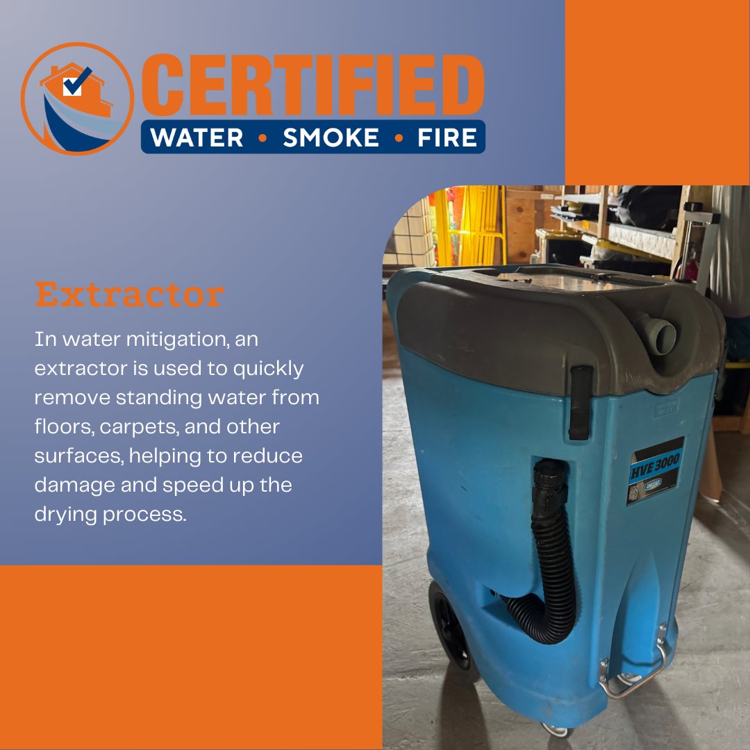 certifiedwsf's tweet image. In water losses where there is standing water when we arrive at the job, we&apos;ll use an extractor to remove that water as quickly as possible so the drying process can begin. #restoration #mitigation #extractor #waterloss