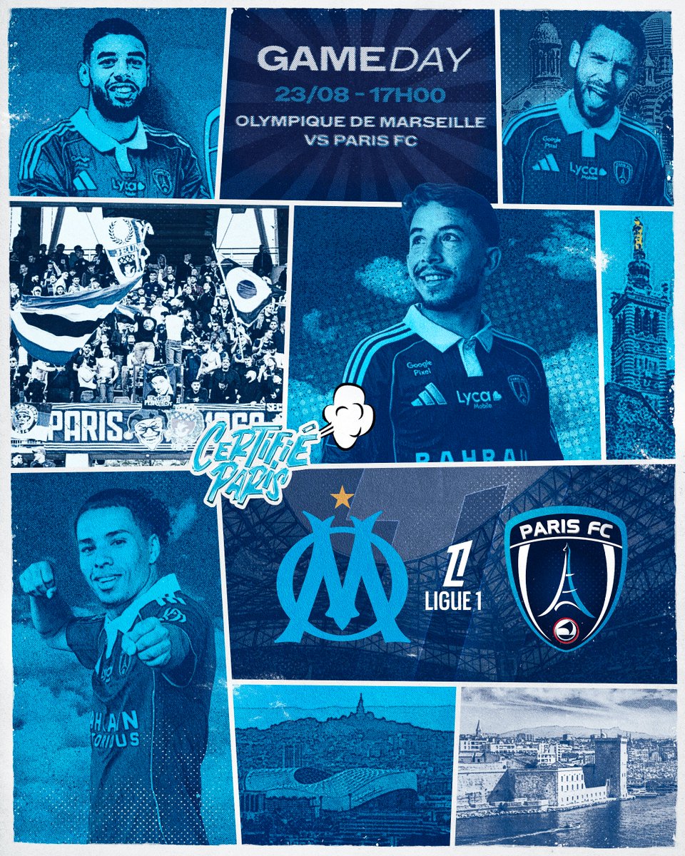 💙 𝑱𝑶𝑼𝑹 𝑫𝑬 𝑴𝑨𝑨𝑨𝑨𝑨𝑻𝑪𝑯 ⚔️

🕰️ Coup d'envoi 17h00
🏟️ Orange Vélodrome
📺 <a href="/beinsports_FR/">beIN SPORTS</a> 

🔵⚪️ #CertifiéParis #OMPFC