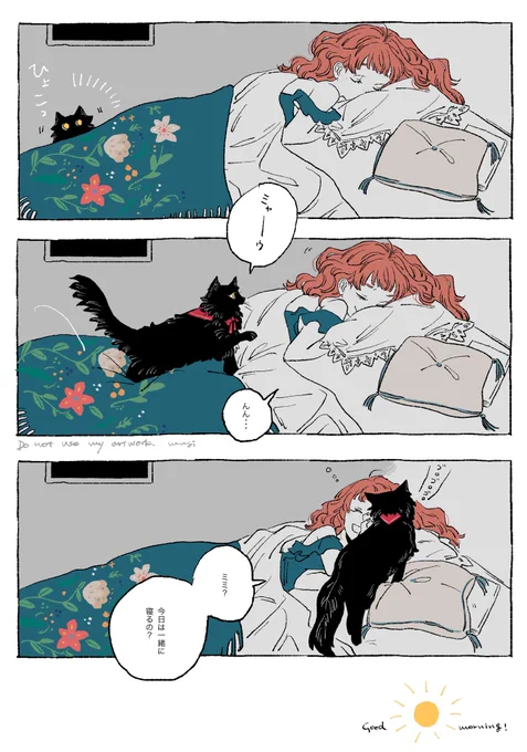 寝るのがお上手🐈‍⬛💤(1/2) 