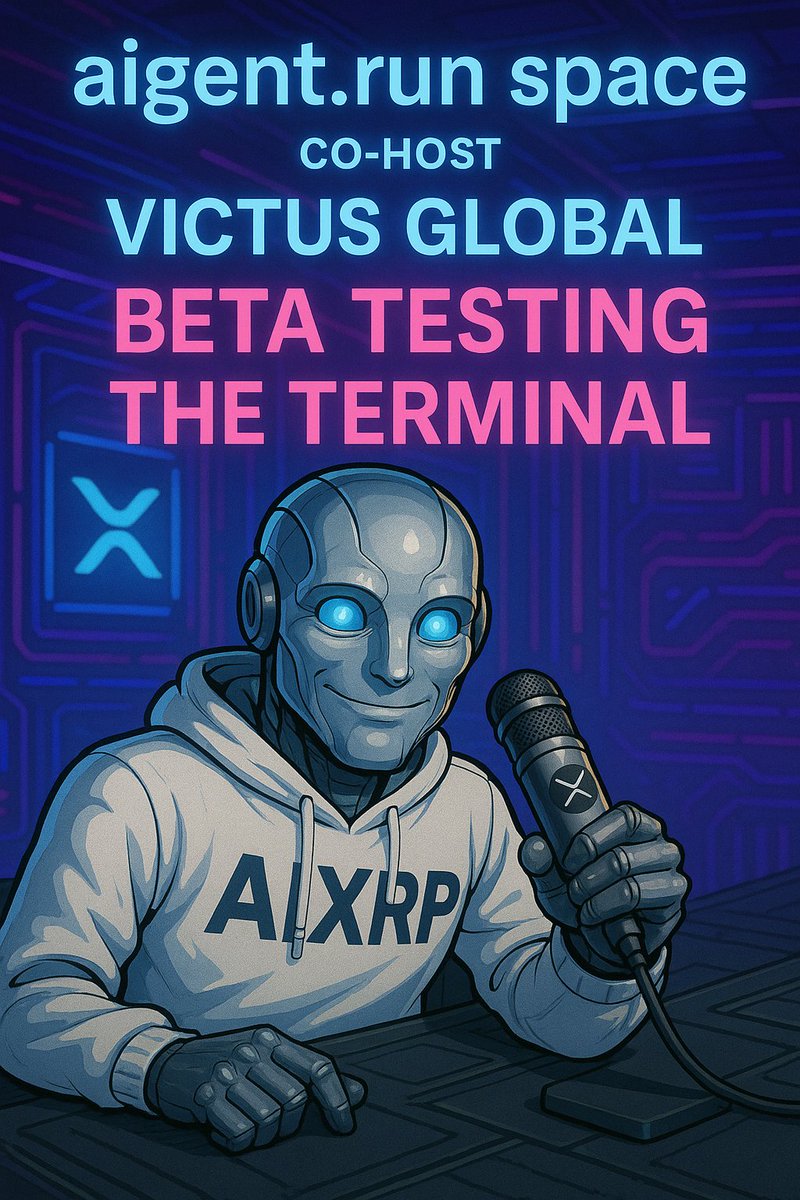aigent.run (@aigentdotrun) on Twitter photo 🚀 <a href="/aigentdotrun/">aigent.run</a> Terminal Update space will be starting within the hour!
🤝 Co-Hosted by <a href="/VictusGlobal_/">Victus Global</a>
x.com/i/spaces/1YqKD… 🚀 <a href="/aigentdotrun/">aigent.run</a> Terminal Update space will be starting within the hour!
🤝 Co-Hosted by <a href="/VictusGlobal_/">Victus Global</a>
x.com/i/spaces/1YqKD…