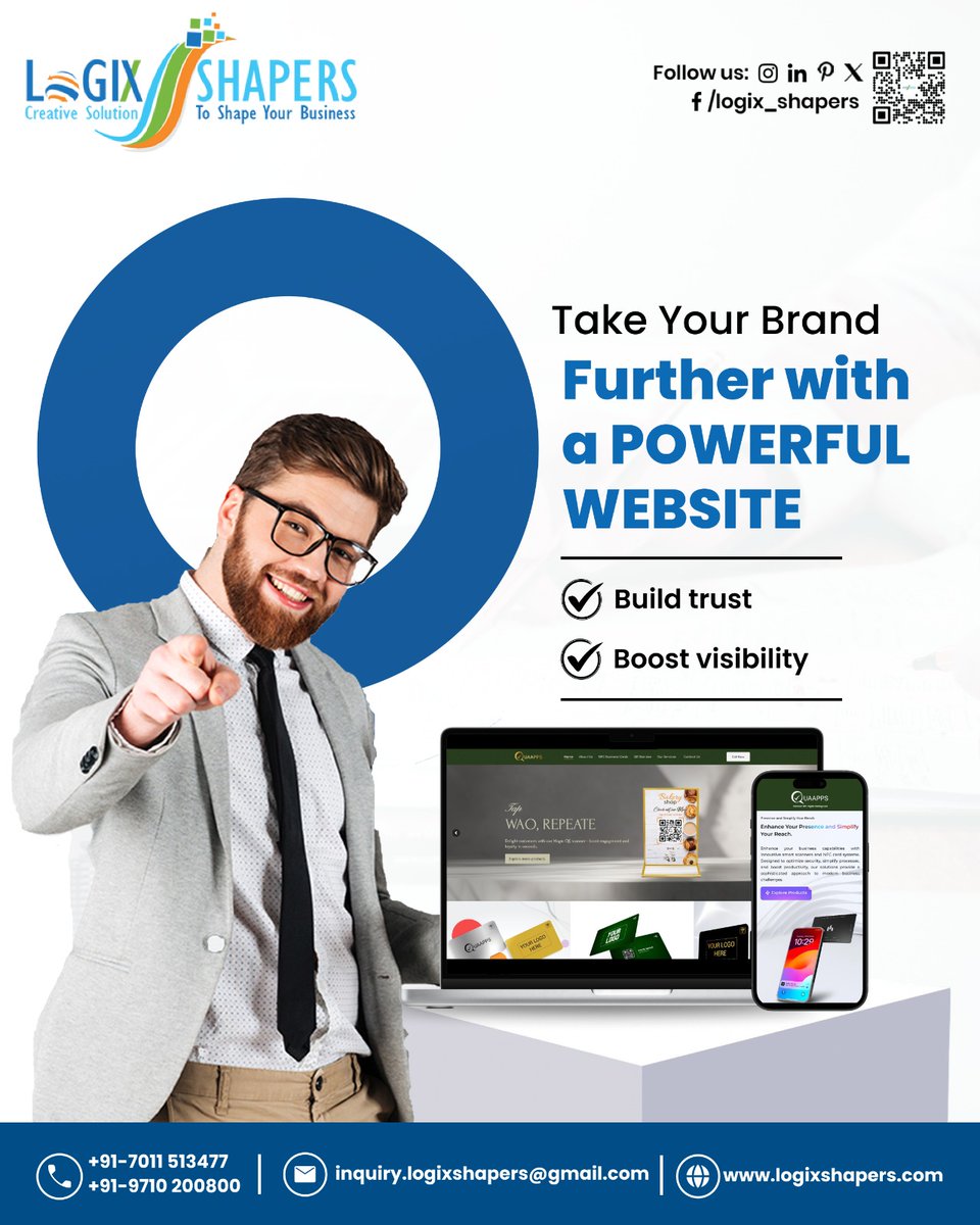 logix_shapers's tweet image. Your brand deserves more than just a website —
It deserves a powerful digital identity!
Let’s shape it together.

Visit: logixshapers.com

#LogixShapers #WebsiteDevelopment #DigitalSolutions #WebDesign #BusinessGrowth #Entrepreneur #Branding #WebDesignExperts