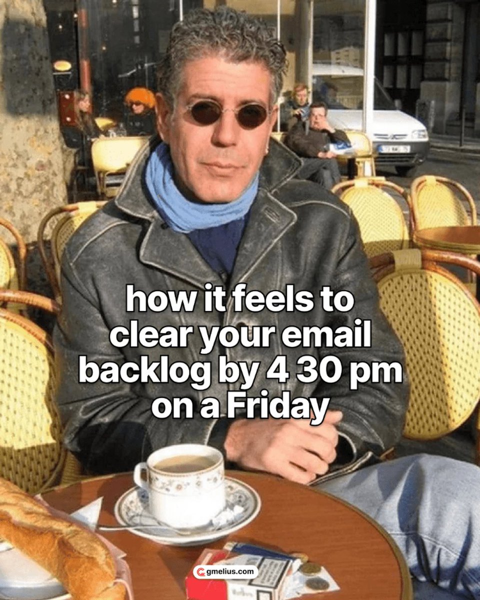 That beautiful but rare Friday feeling 🧘🏻‍♂️

Kick off your weekend early with Gmelius reply AI assistant 🏖️
Link in bio 🔗

#Gmelius #AIAssistant #ReplyAssistant #FridayVibes #FridayMeme #FridayFun