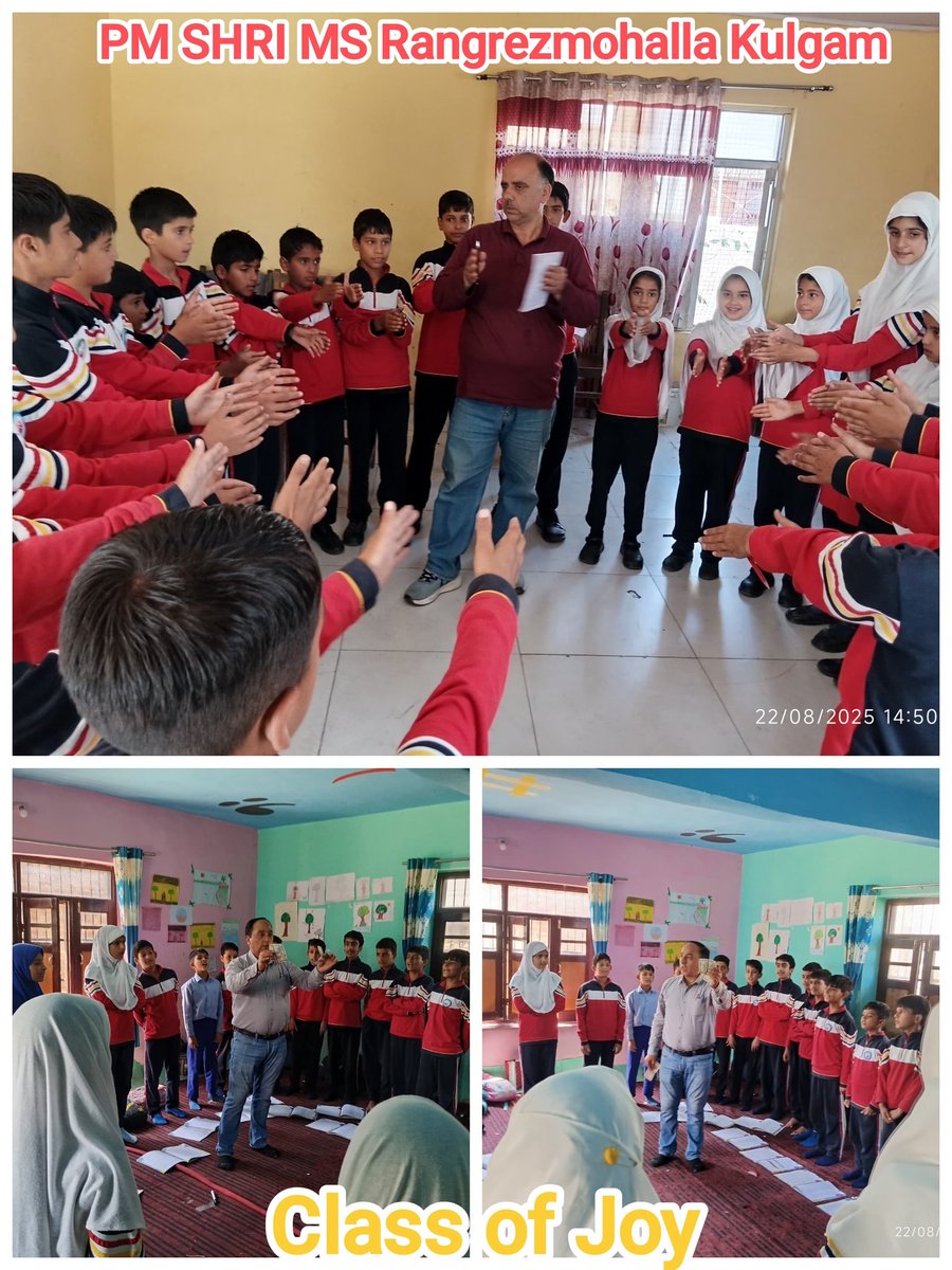 DioKulgam's tweet image. #ClassesOfJoy continues to make classrooms happier & smarter through engaging, child-paced learning, ensuring every student thrives.#Kulgam #TeachingAtTheRightLevel
#Kulgam