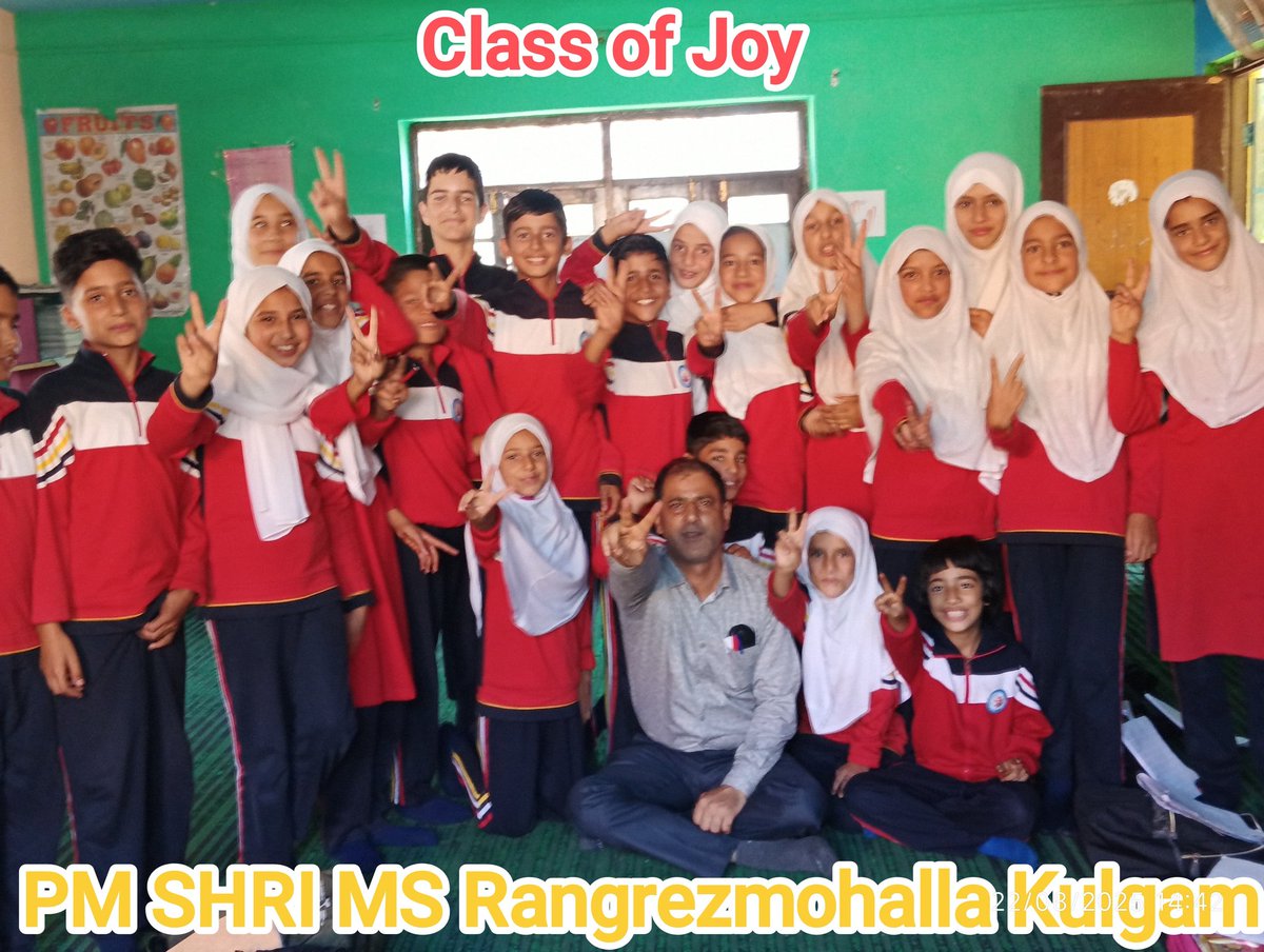 DioKulgam's tweet image. #ClassesOfJoy continues to make classrooms happier & smarter through engaging, child-paced learning, ensuring every student thrives.#Kulgam #TeachingAtTheRightLevel
#Kulgam