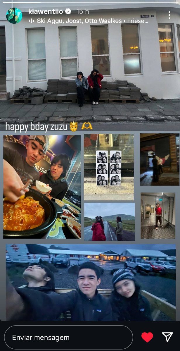 📷 Atualização da Kiawentiio (Katara) via instagram stories desejando os parabéns ao Dallas Liu ( Zuko).

"Parabéns Zuzu"