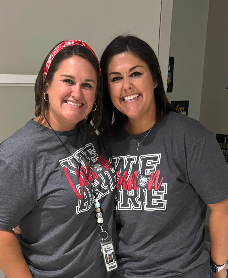 Former ⁦<a href="/canSTEM/">Cannon Cubs</a>⁩ Cubs, Sisters, and now together again at Cannon as TEACHERS! We are Cannon PROUD! ☮️❤️🐻