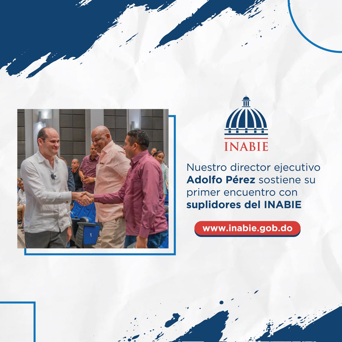 Instituto Nacional de Bienestar Estudiantil (@inabierd) on Twitter photo 📌 Nuestro director ejecutivo <a href="/adolfoperezdl/">Adolfo Pérez - Fito -</a> sostiene su primer encuentro con suplidores del INABIE.
Amplía información en nuestro portal: inabie.gob.do/noticias/items… 📌 Nuestro director ejecutivo <a href="/adolfoperezdl/">Adolfo Pérez - Fito -</a> sostiene su primer encuentro con suplidores del INABIE.
Amplía información en nuestro portal: inabie.gob.do/noticias/items…