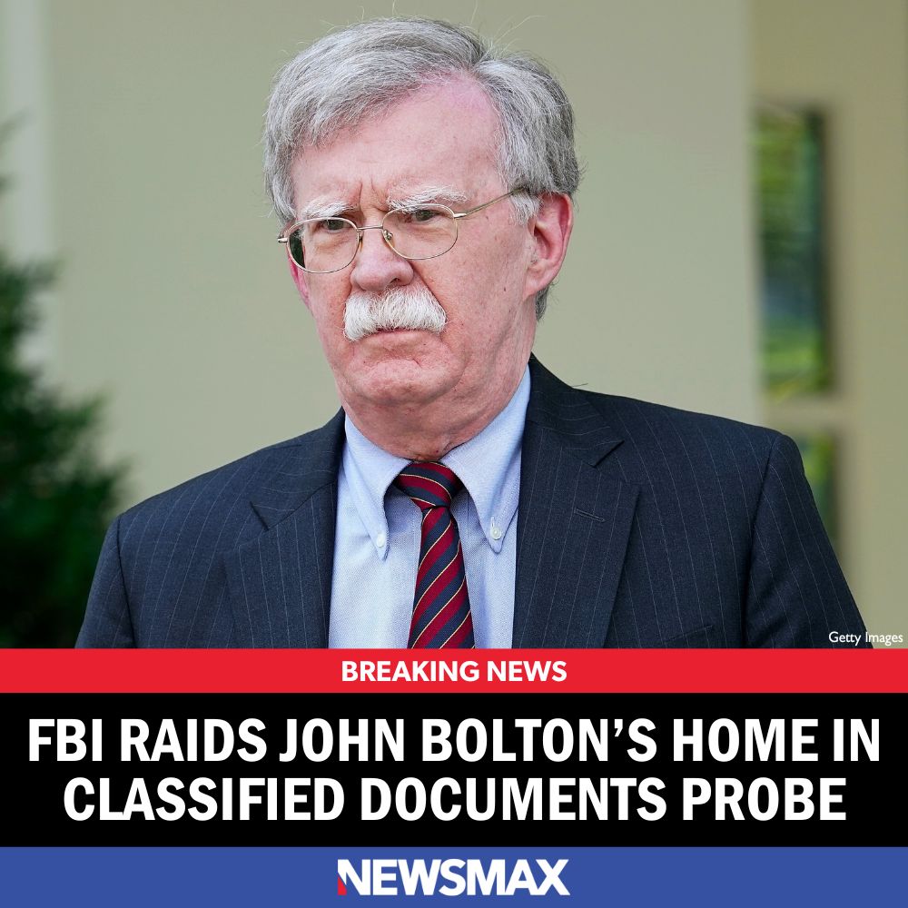 BREAKING NEWS: FBI agents raided the home of former National Security Adviser John Bolton early Friday as part of a high-profile national security investigation, according to a report.