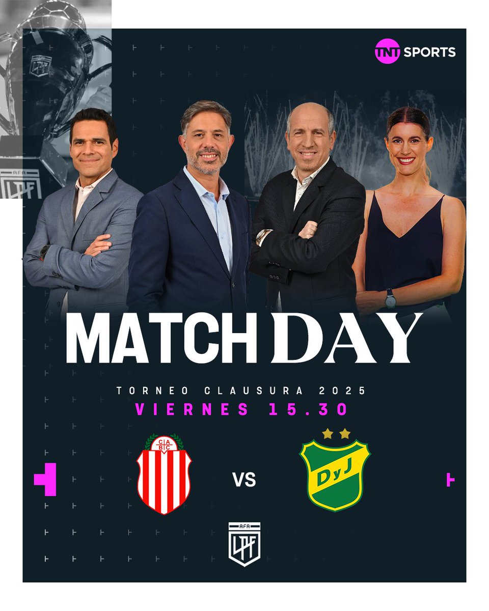 ¡VIERNES DE FÚTBOL!

Barracas Central recibe a Defensa y Justicia desde las 15:30, y lo vivís con el equipo de TNT Sports.

🎤 <a href="/ferlingiardi/">Fernando Lingiardi</a> - <a href="/romaniucht/">Román Iucht</a> - <a href="/emilianoespinoz/">Emiliano Espinoza</a> - <a href="/CeciliaFranco/">Cecilia Franco</a>
