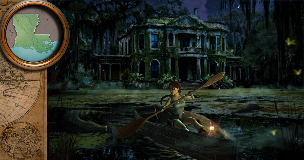 OUT!
youtu.be/23CGK6q4YuA

Lara's search for the Fountain of Youth continues.
After returning empty-handed from New Orleans, She discovers that the location of the first generator lies deep in the Bayou... populated by  otherworldly creatures fueled by the artifact's power...
