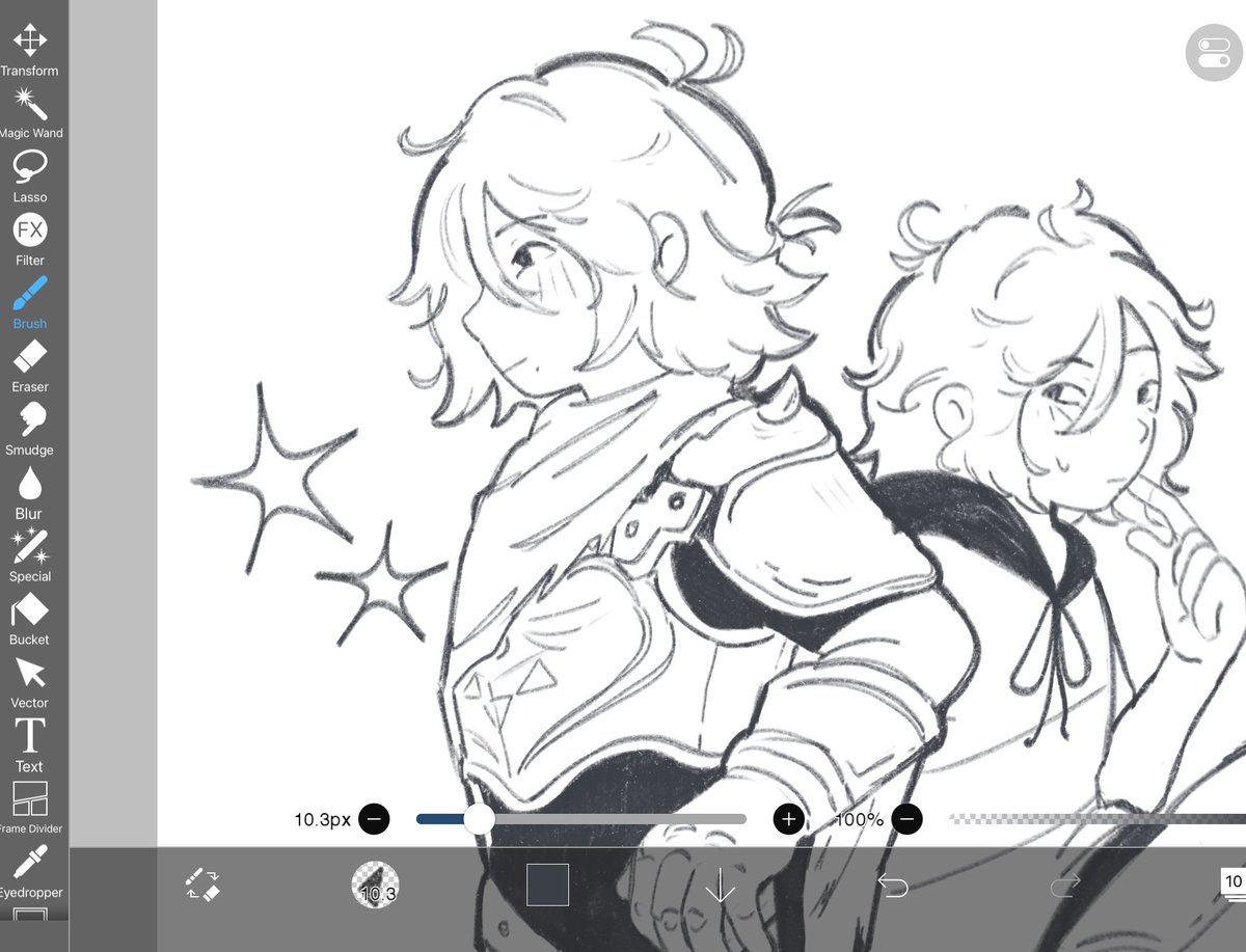 figuring out how I want to draw them eugh cutie