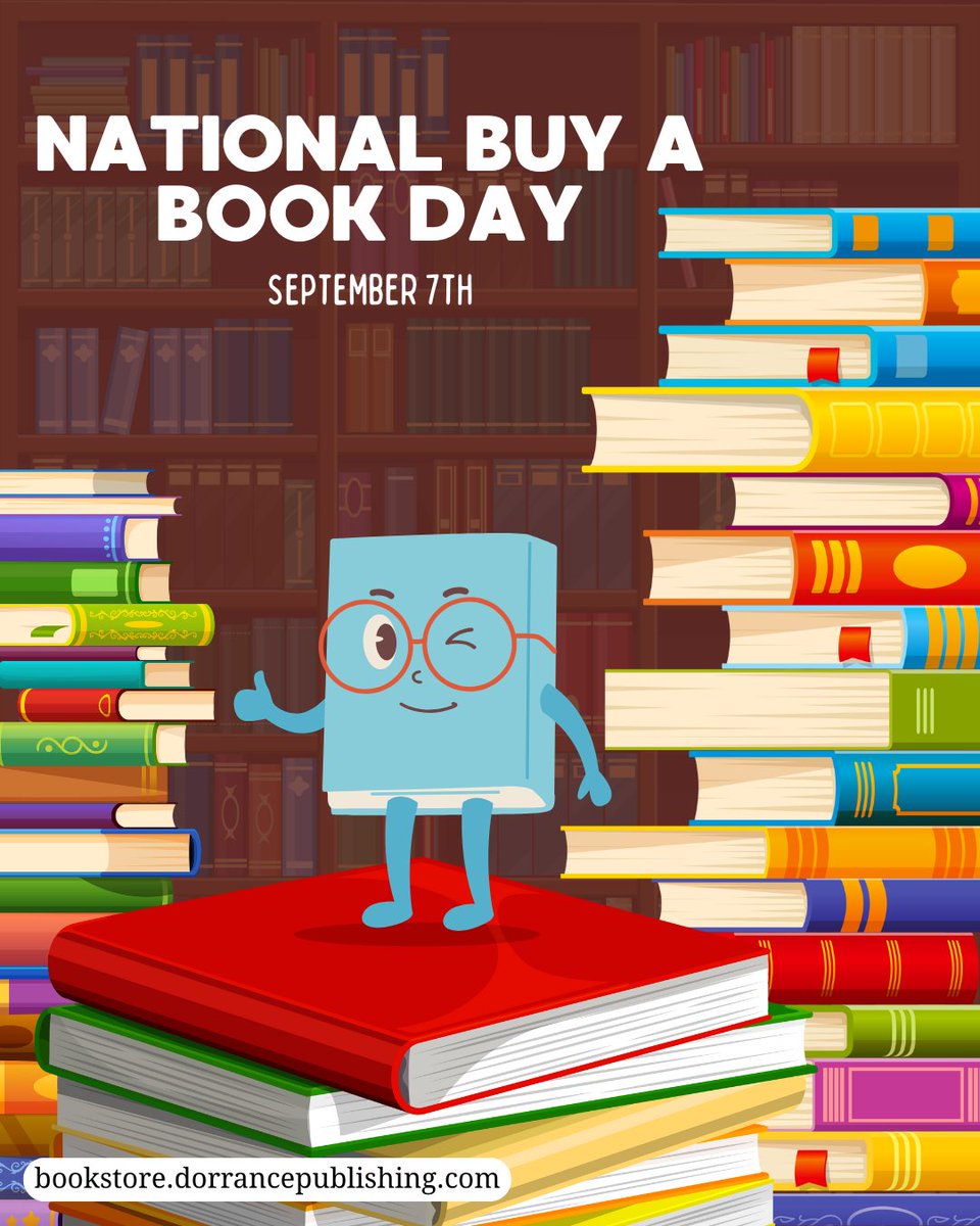 As if you need another excuse to add to your TBR pile, or should we call it a mountain? Today is National Buy a Book Day, which can be celebrated online or at your local bookstore. Shop Dorrance titles at bookstore.dorrancepublishing.com. #NationalBuyABookDay #TBR