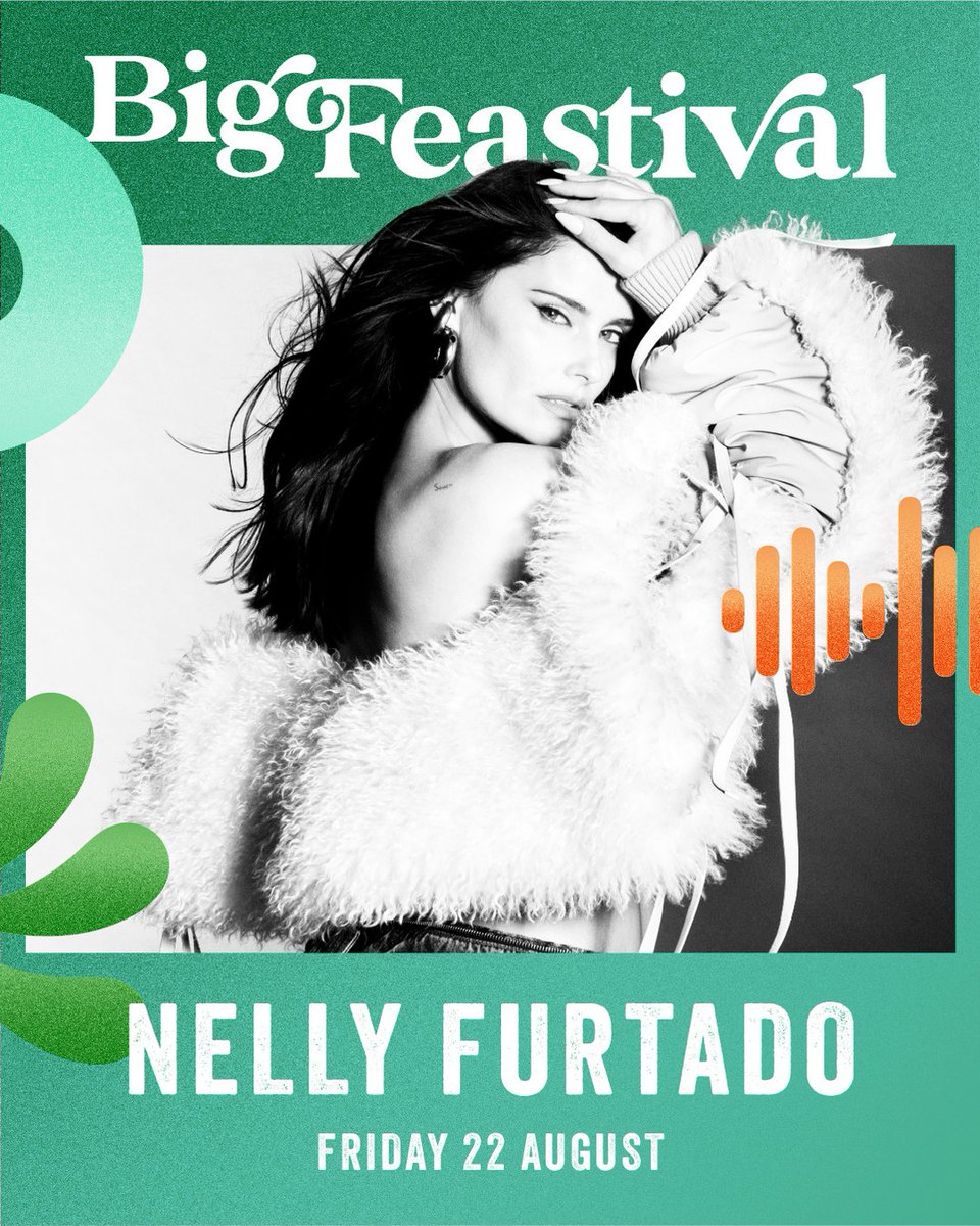 SUMMER TOUR - Nelly Furtado sera ce soir au Big Feastival, à Kingham au Royaume-Uni 🇬🇧