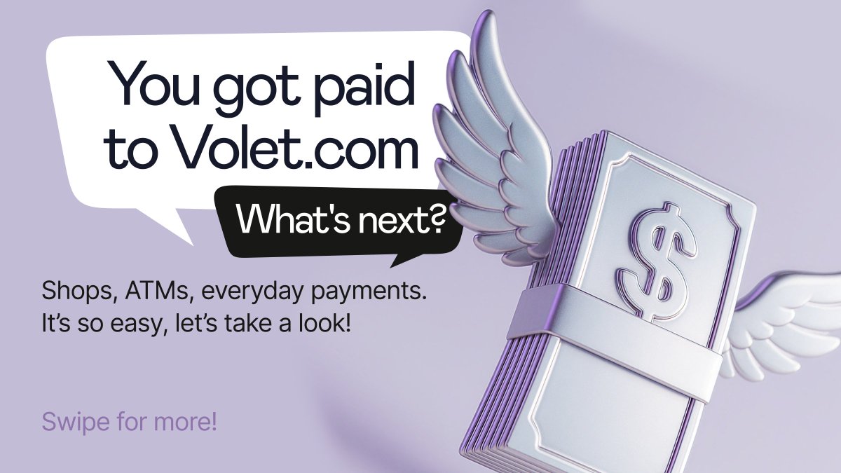Volet.com Digital Wallet tweet media