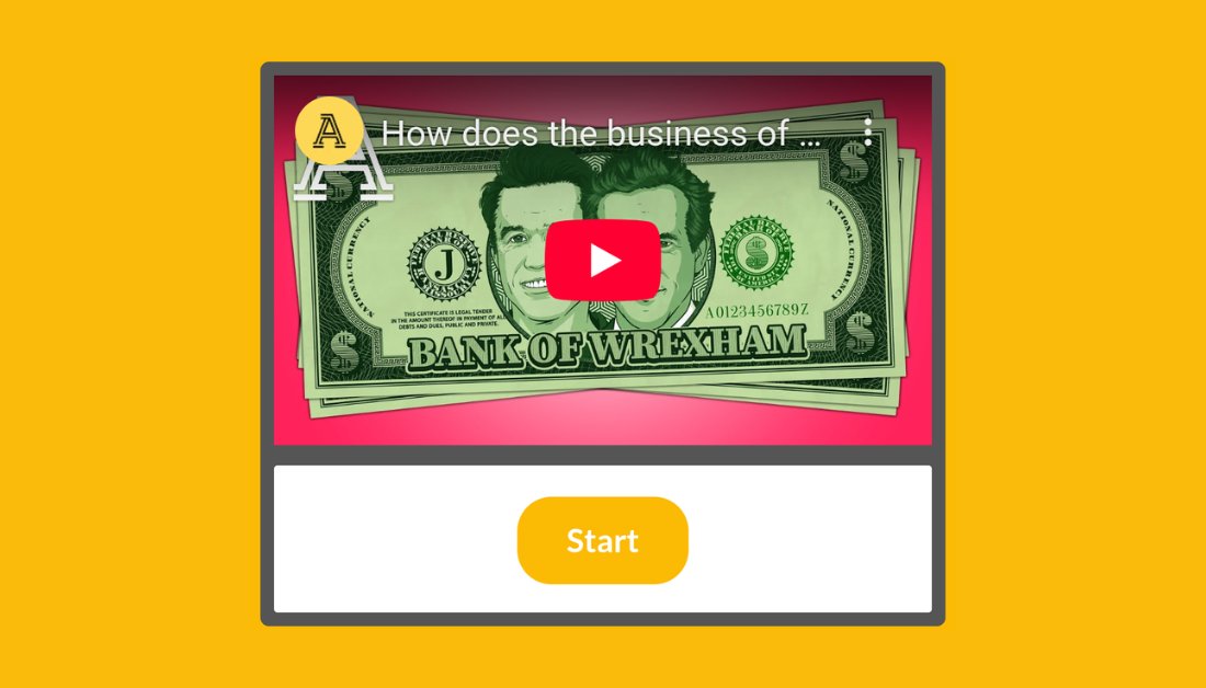 How does the business of <a href="/Wrexham_AFC/">Wrexham AFC</a> work? 

Watch the video about #WxmAFC from <a href="/TifoFootball_/">Tifo Football by The Athletic</a> and play the <a href="/FootyLingo/">FootyLingo</a> game to learn English football vocabulary and improve your concentration, comprehension and spelling skills! 

Watch and Play 👉 footylingo.com/language-games…