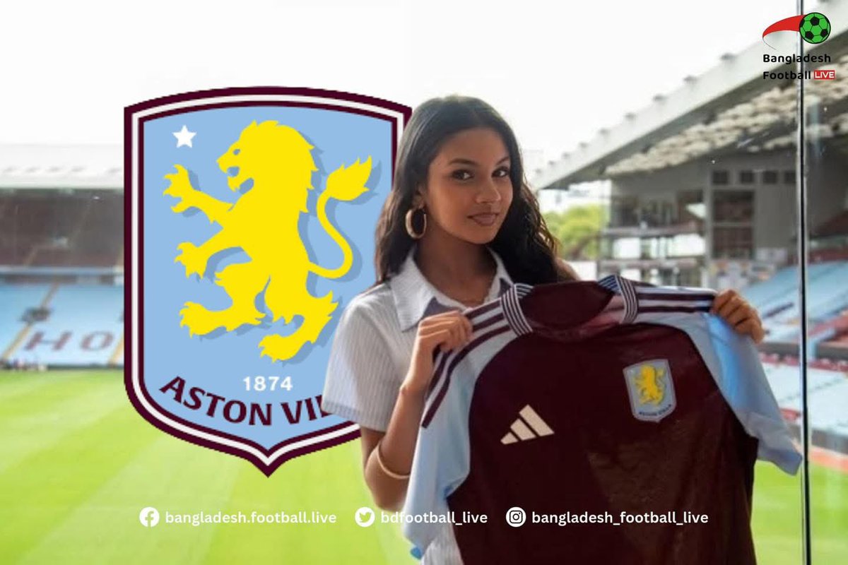bdfootball_live's tweet photo. Shyla Medina Ahmed has joined Aston Villa Foundation development program ‼️

She will develop her football skills while still studying in Year 12. She’s part of a training and education program, NOT the professional academy. https://t.co/3CffZQdklC