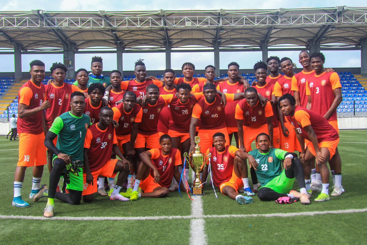 ValueJetCup's tweet photo. One week ago, Ikorodu City were crowned Champions of #valuejetcup25 after coming out on top against Kwara United, Shooting Stars, Abia Warriors, Rivers United and Remo Stars. https://t.co/ygo9ff2gca
