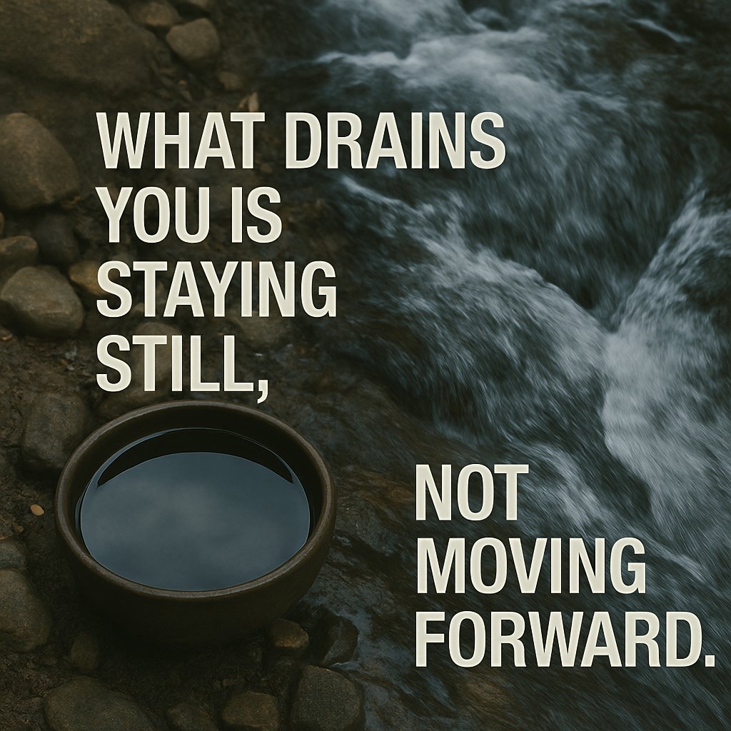 🪫 What drains you is staying still, not moving forward.

#Motivation #Friday #BB27 #FridayFeeling