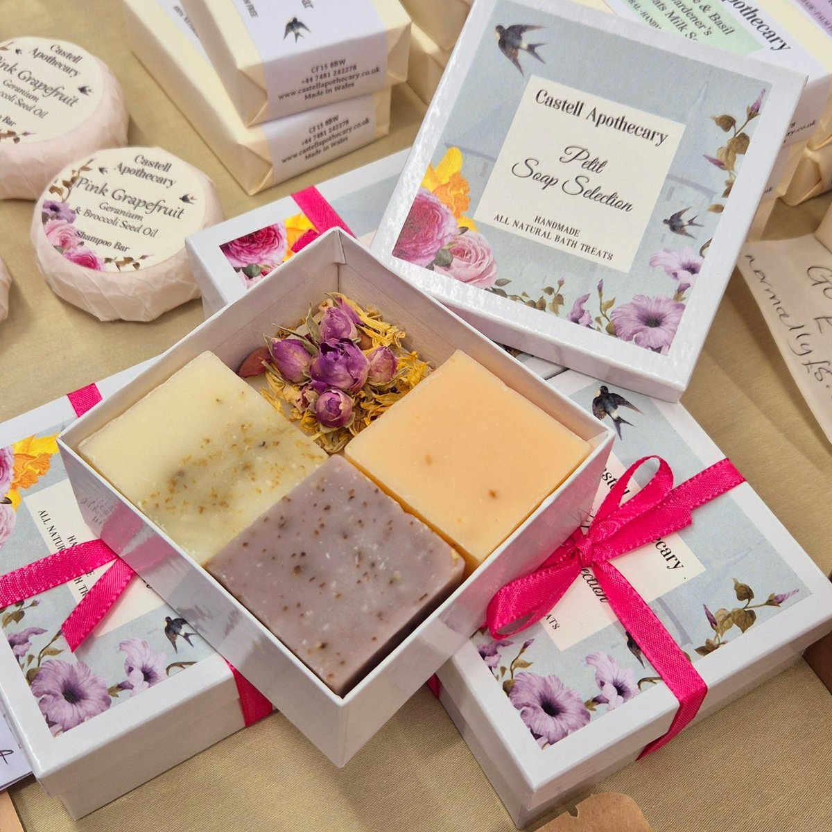 Morning 👋

Great to be back at the <a href="/craft_folk/">Folk Craft</a> August Bank holiday event in #cardiffbay

The family funfair is here too

Come!  We're located opposite @walesmillenniumcentr On Roald Dahl Plass here until Monday from
10 am - 5.30pm

See you soon xx

#handmadesoaps  #carfresheners