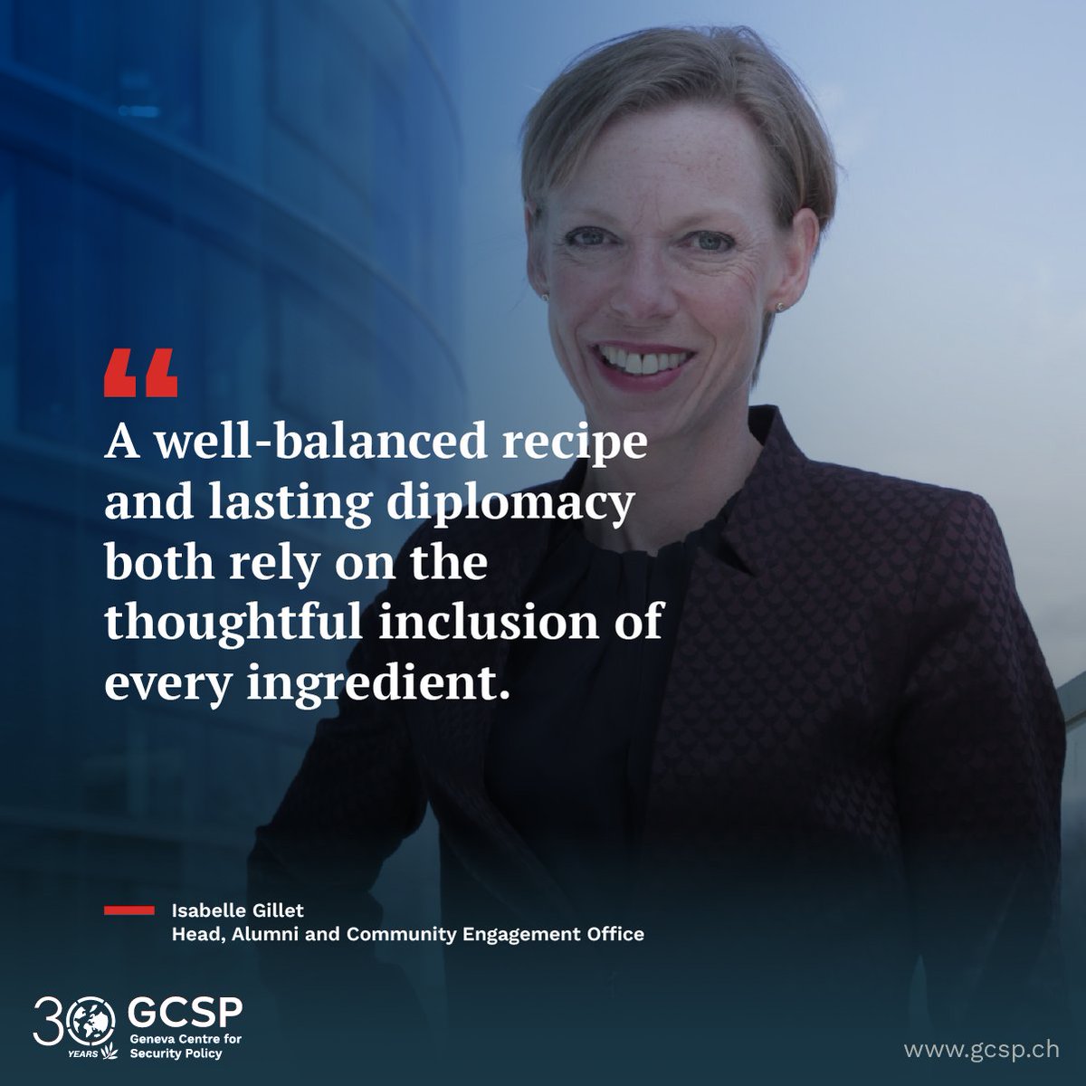 The GCSP (@thegcsp) on Twitter photo 👨🍳🤝 To celebrate 30 years of dialogue, collaboration & bridge-building, we are launching “30 Recipes for Peace” — a cookbook that blends diplomacy & gastronomy from <a href="/gcsp_alumni/">GCSP_Alumni</a> around the globe.
📘 Pre-order now: tinyurl.com/39495kkm
#30RecipesforPeace #GCSP30 👨🍳🤝 To celebrate 30 years of dialogue, collaboration & bridge-building, we are launching “30 Recipes for Peace” — a cookbook that blends diplomacy & gastronomy from <a href="/gcsp_alumni/">GCSP_Alumni</a> around the globe.
📘 Pre-order now: tinyurl.com/39495kkm
#30RecipesforPeace #GCSP30