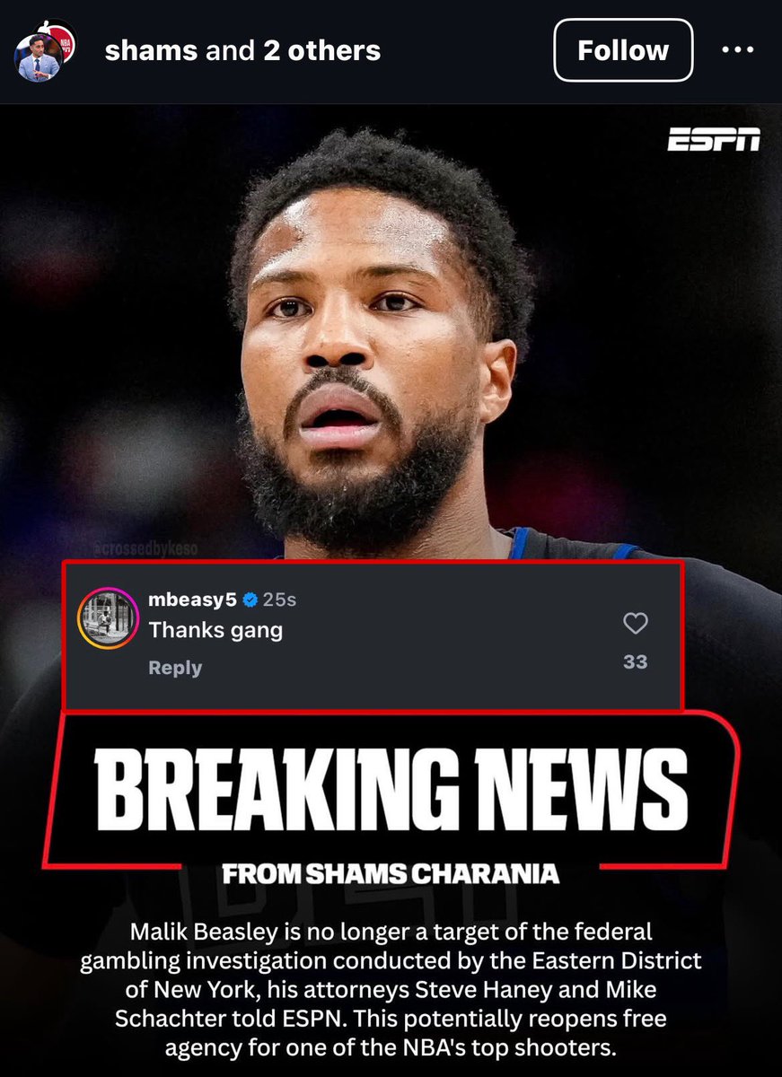 kk3wayy's tweet photo. Malik Beasley is NOT real 😭😭😭 https://t.co/OIZIphgX5Y